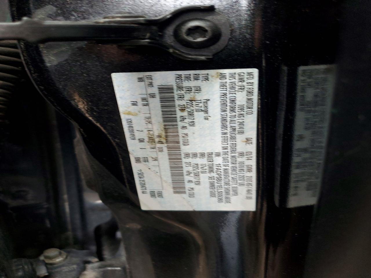 2014 Ford C-max Sel Черный vin: 1FADP5BU1EL509360