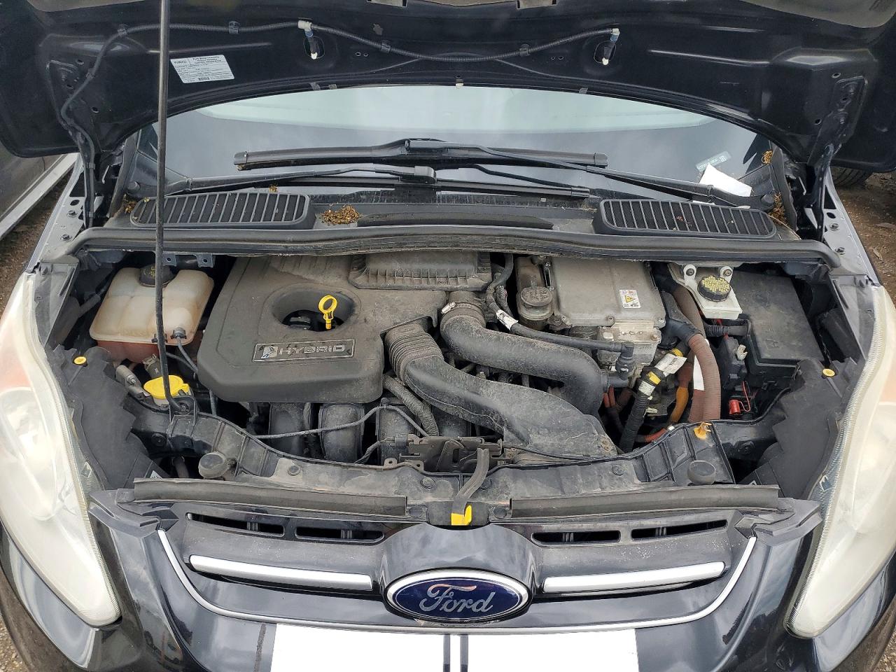 2014 Ford C-max Sel Черный vin: 1FADP5BU1EL509360
