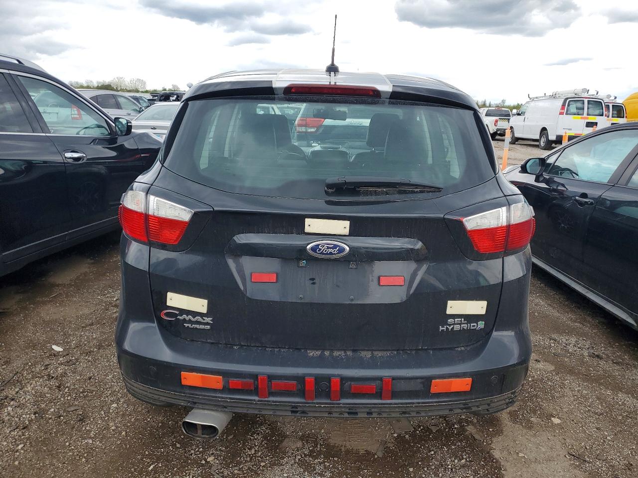 2014 Ford C-max Sel Черный vin: 1FADP5BU1EL509360