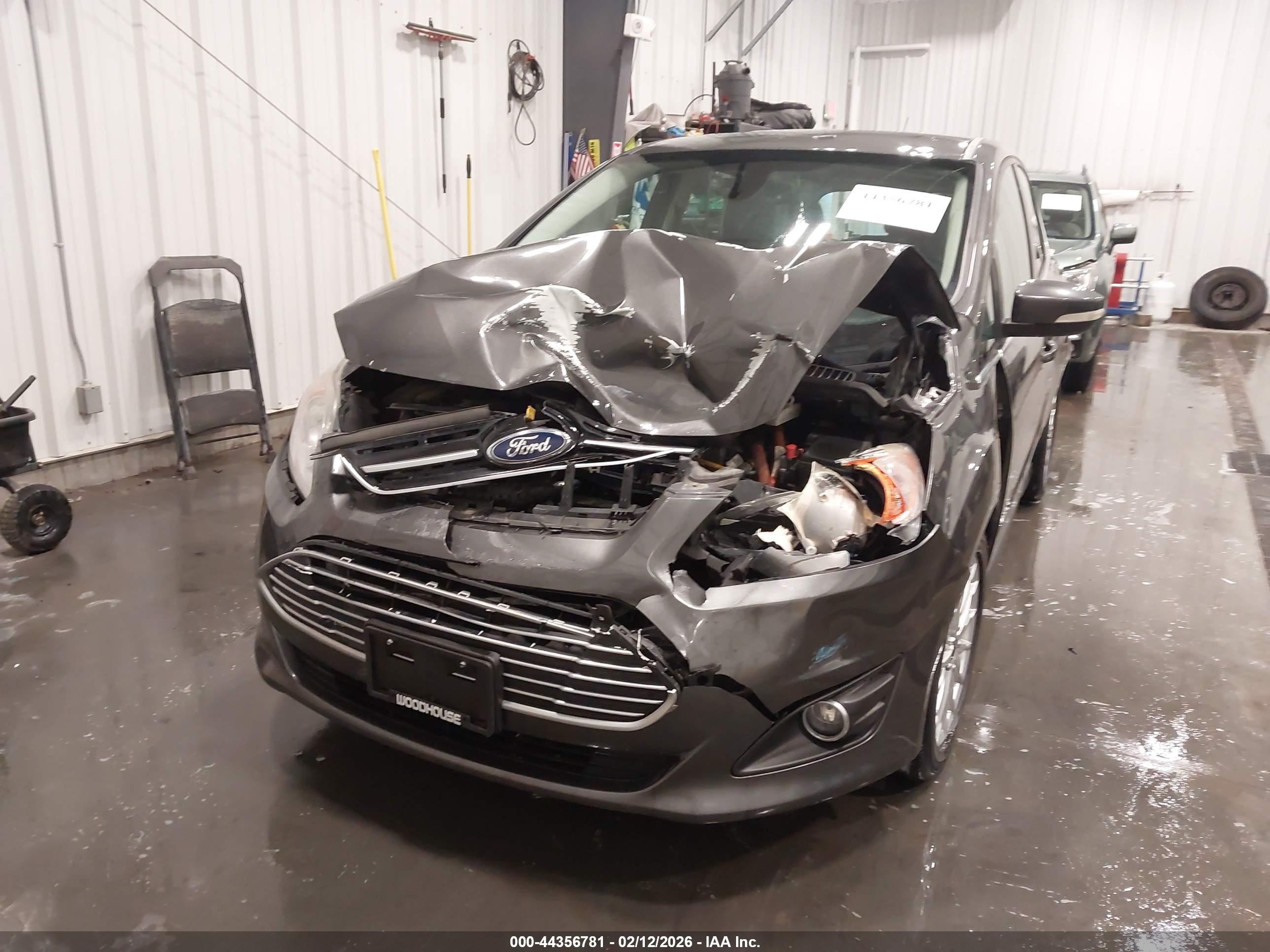 2015 Ford C-max Hybrid Sel Серый vin: 1FADP5BU1FL102768