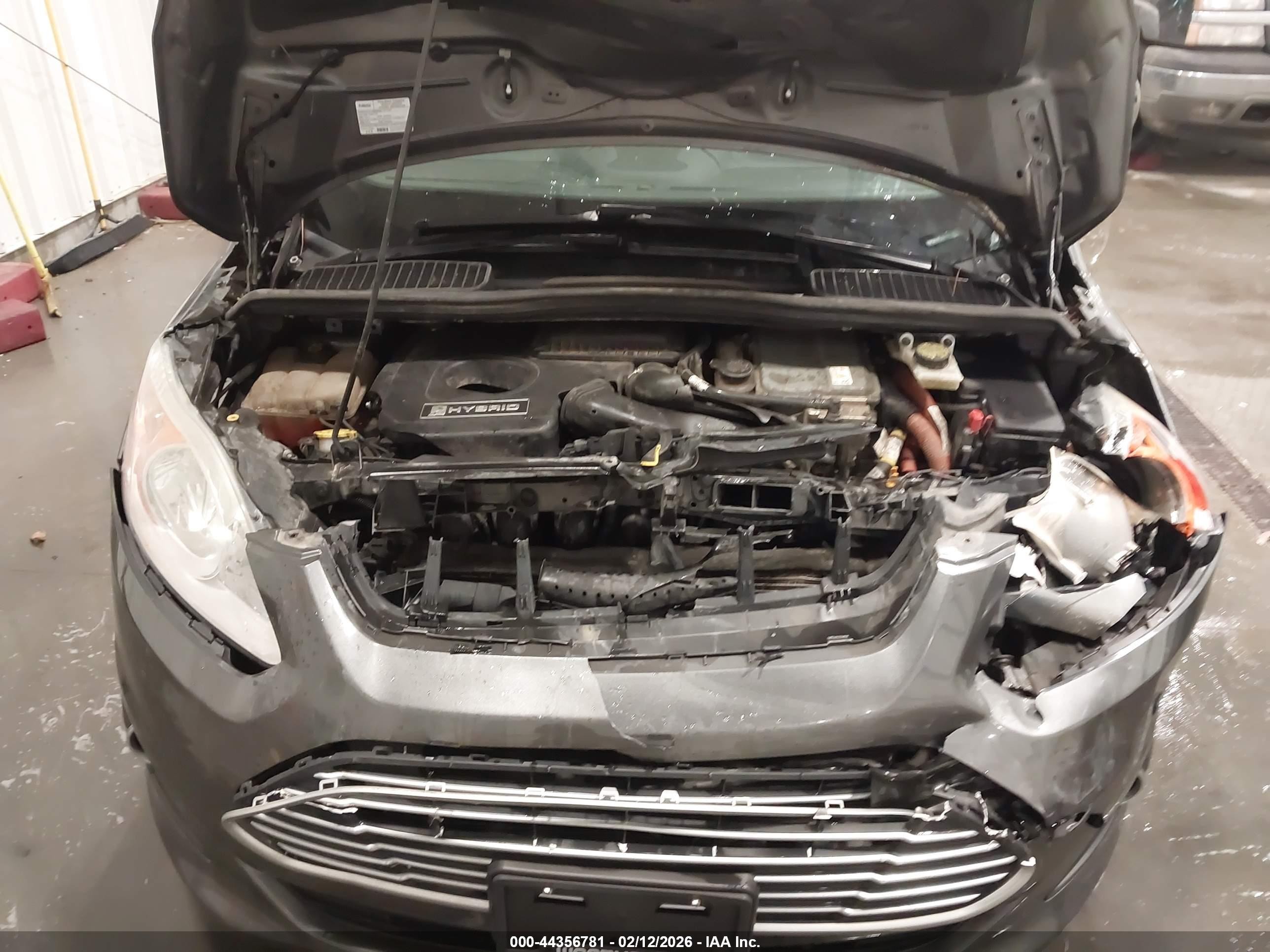 2015 Ford C-max Hybrid Sel Серый vin: 1FADP5BU1FL102768