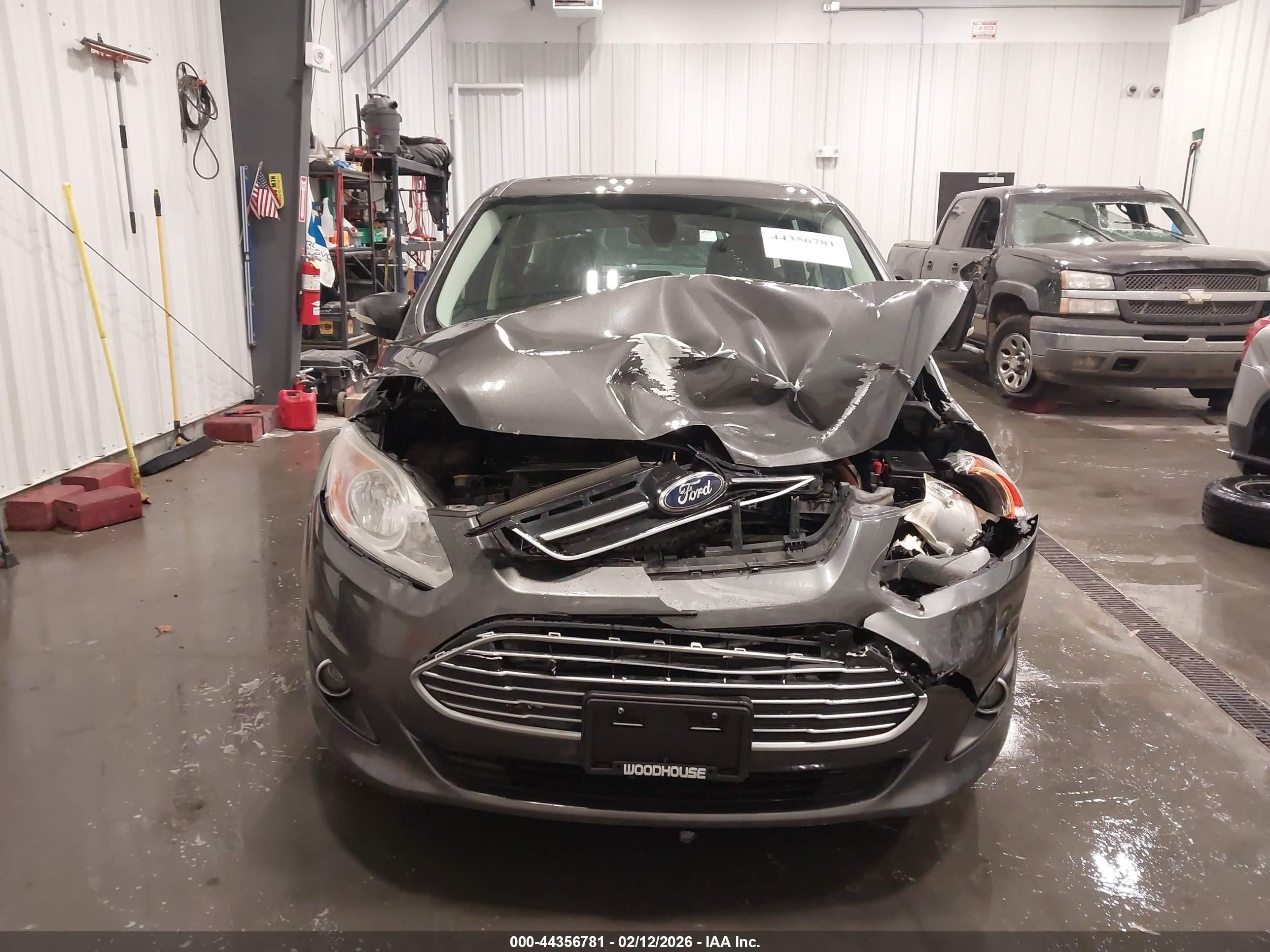 2015 Ford C-max Hybrid Sel Серый vin: 1FADP5BU1FL102768