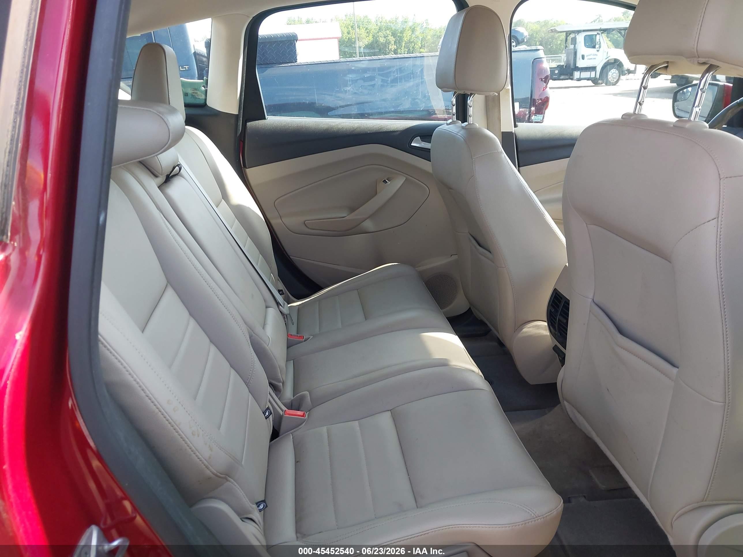 2015 Ford C-max Hybrid Sel Maroon vin: 1FADP5BU1FL108294
