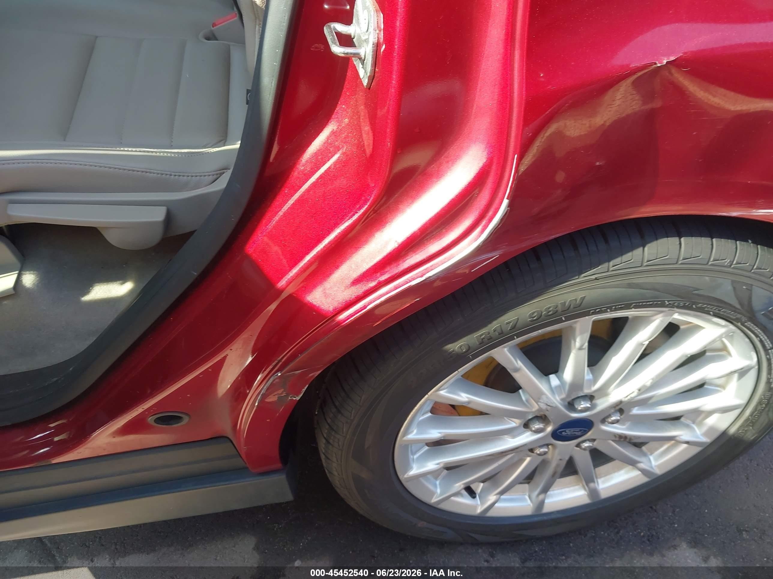 2015 Ford C-max Hybrid Sel Maroon vin: 1FADP5BU1FL108294