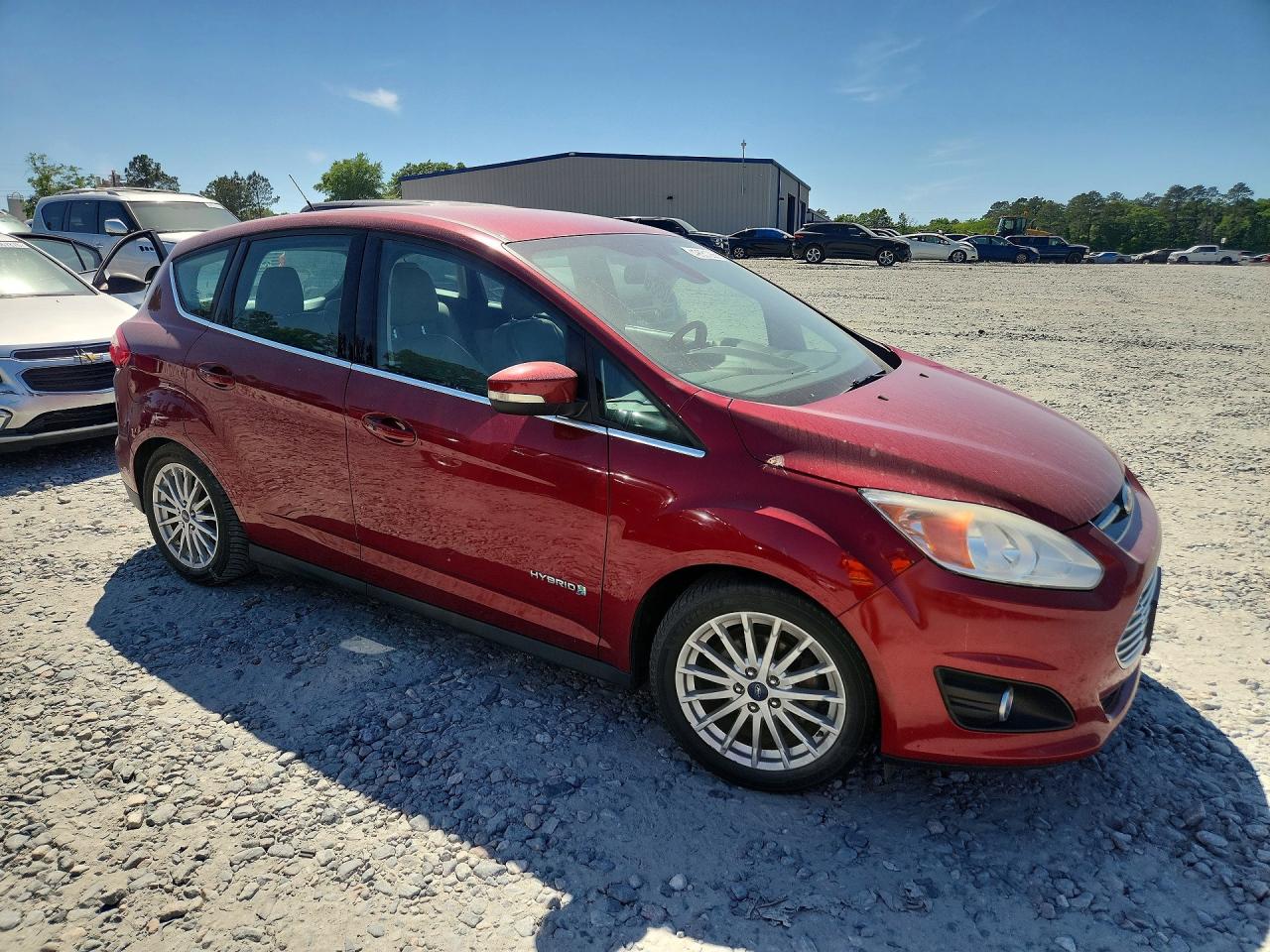 2015 Ford C-max Sel Темно-бордовый vin: 1FADP5BU1FL111969
