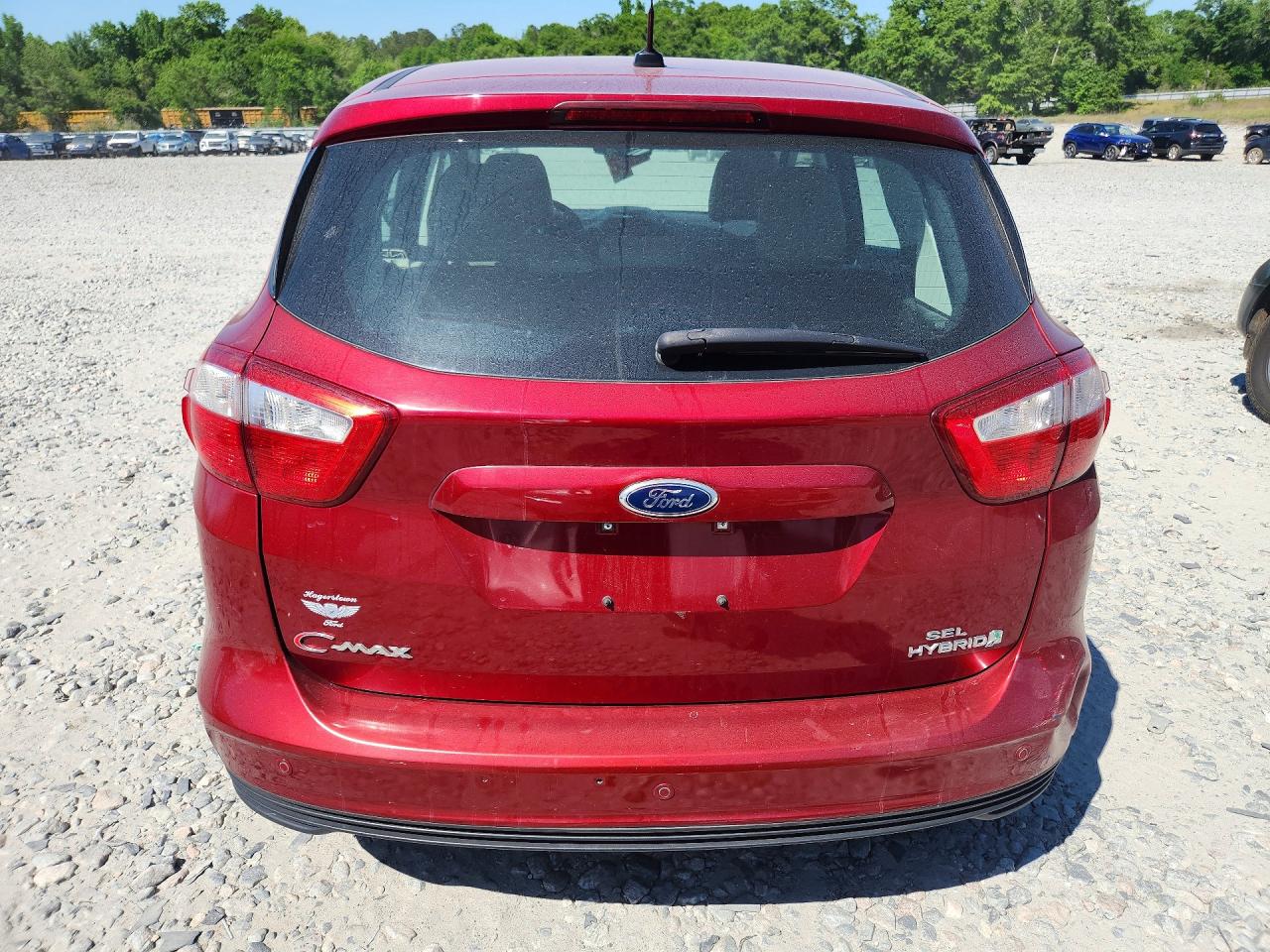 2015 Ford C-max Sel Темно-бордовый vin: 1FADP5BU1FL111969