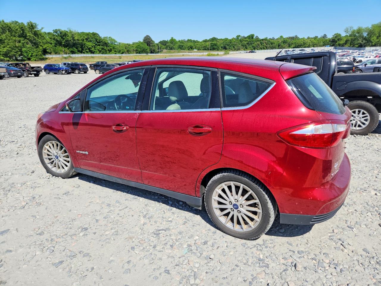 2015 Ford C-max Sel Темно-бордовый vin: 1FADP5BU1FL111969