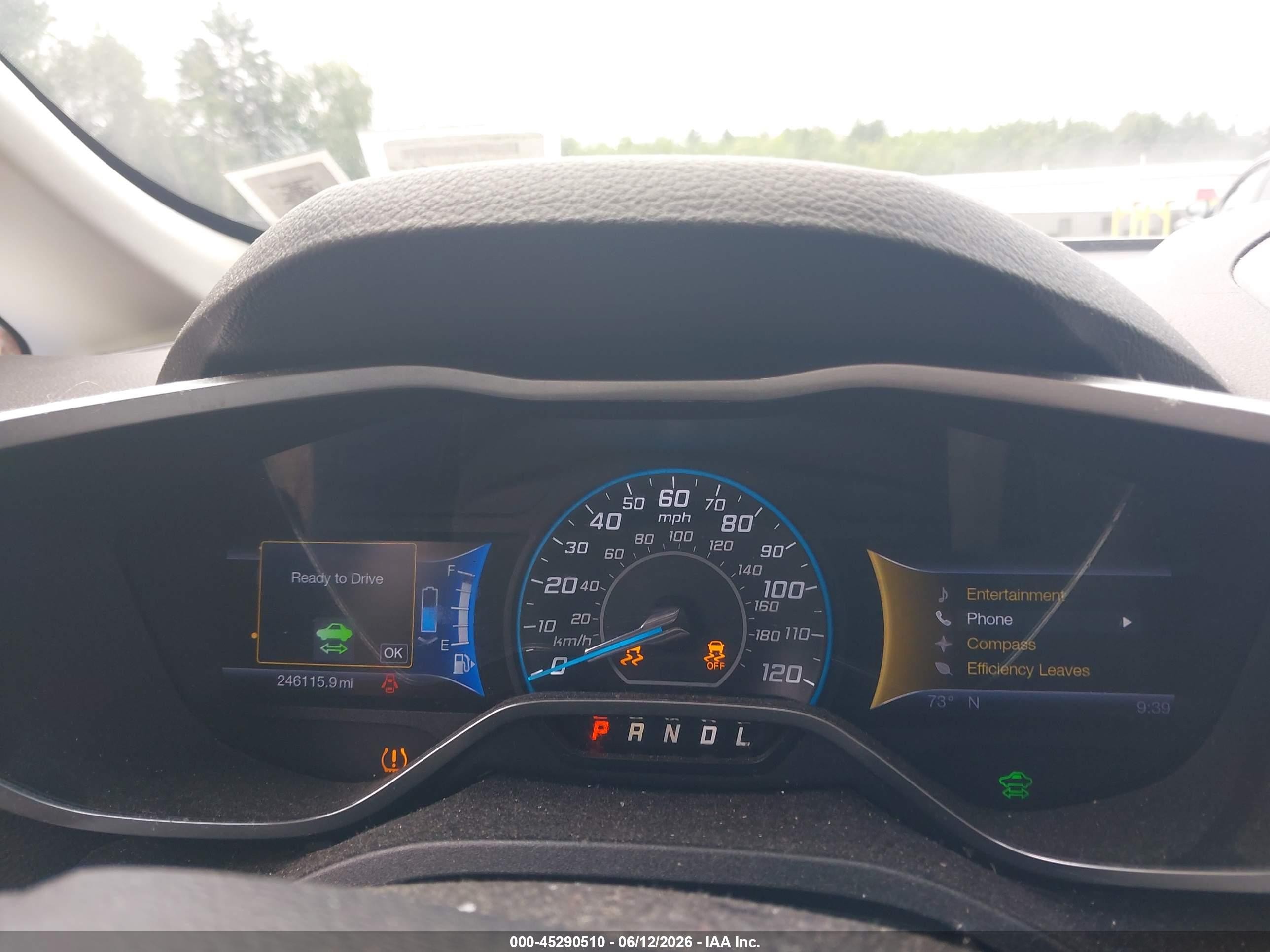 2013 Ford C-max Hybrid Sel Белый vin: 1FADP5BU2DL501377