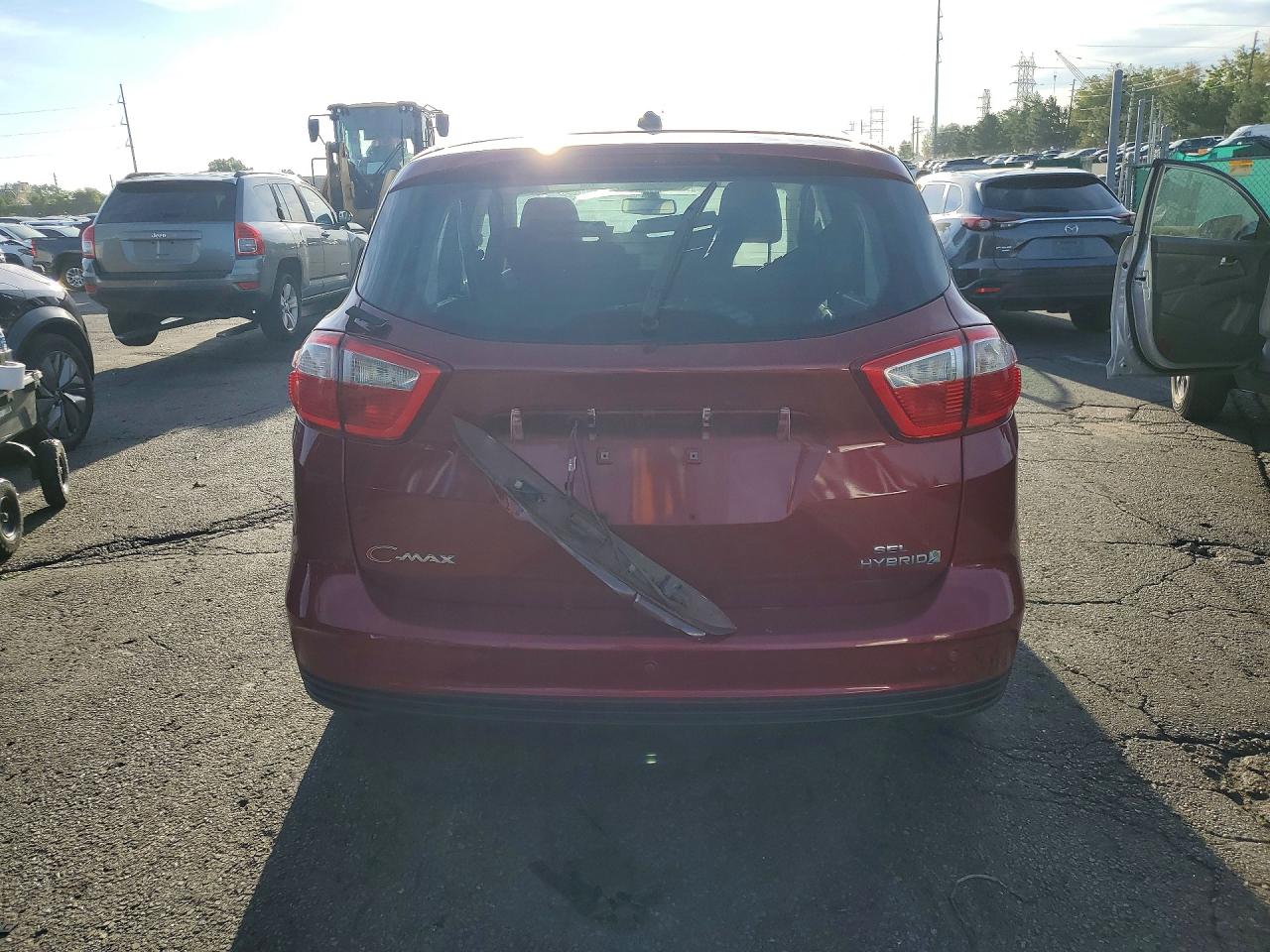 2013 Ford C-max Sel Red vin: 1FADP5BU2DL505414