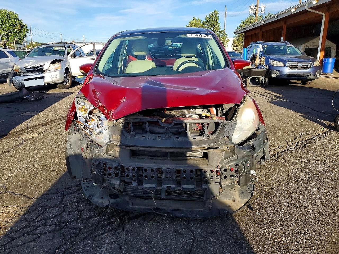 2013 Ford C-max Sel Red vin: 1FADP5BU2DL505414