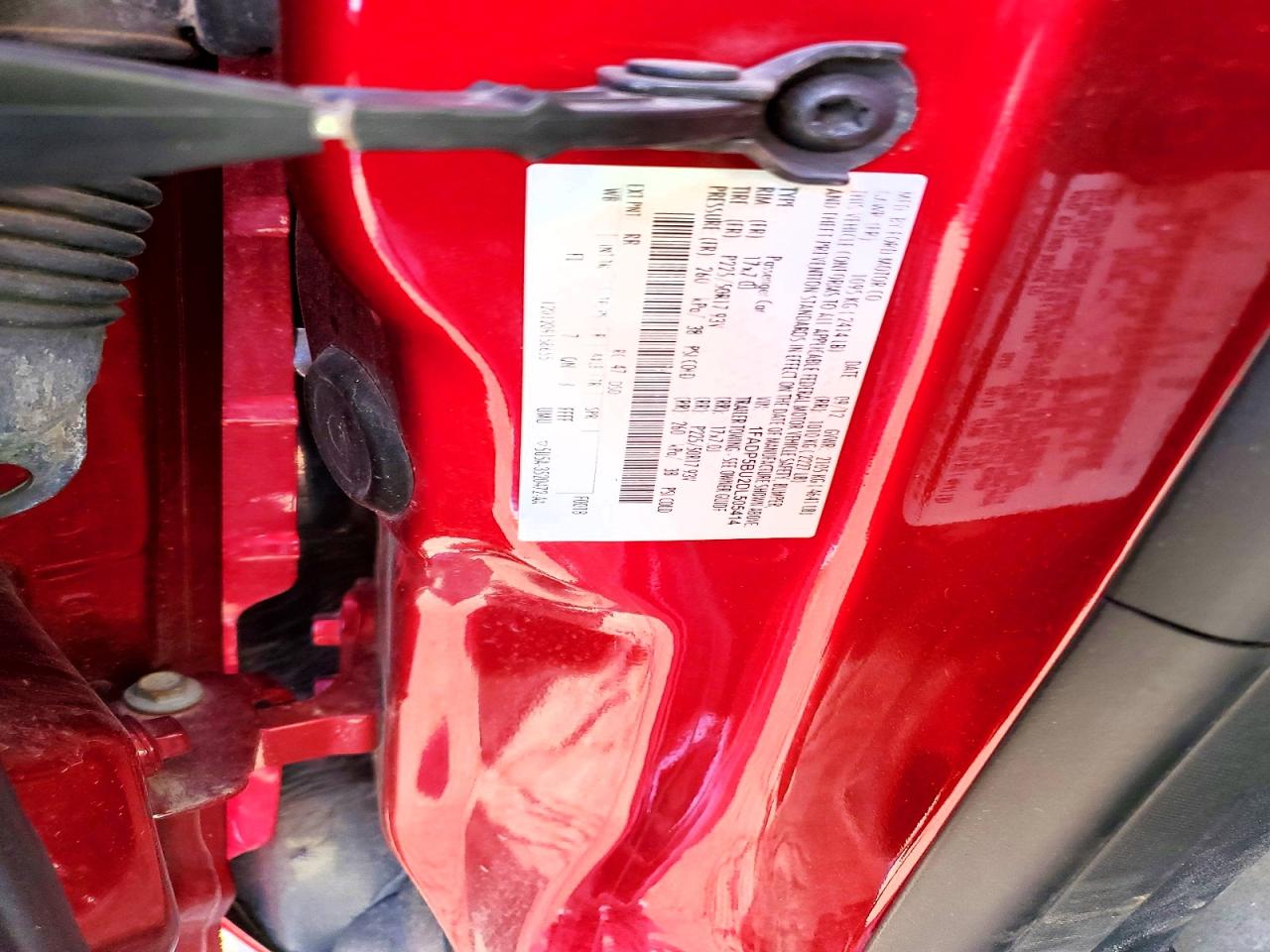 2013 Ford C-max Sel Red vin: 1FADP5BU2DL505414