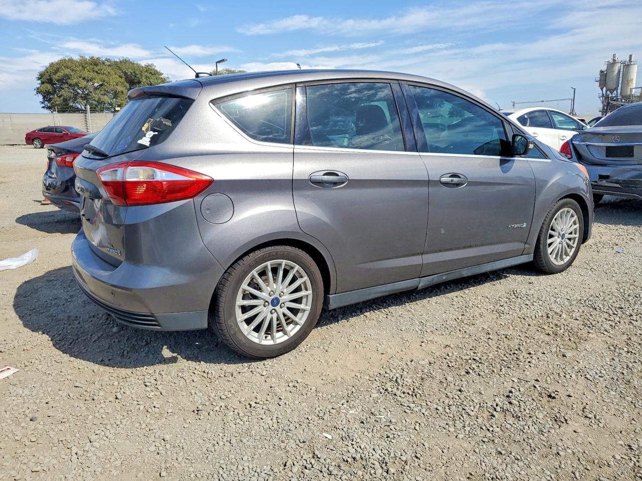 2013 Ford C-max Sel Серый vin: 1FADP5BU2DL516882