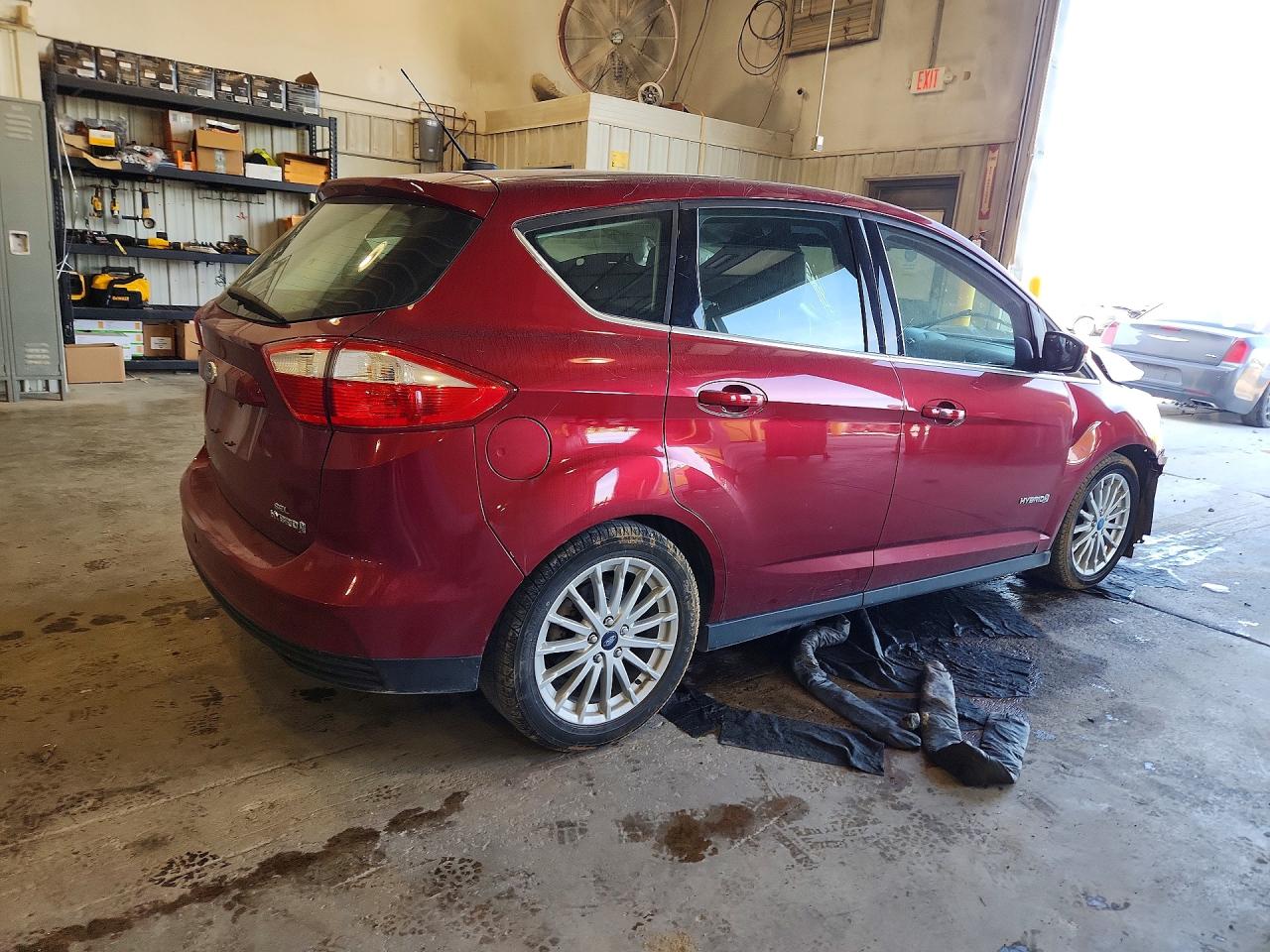 2013 Ford C-max Sel Red vin: 1FADP5BU2DL518440