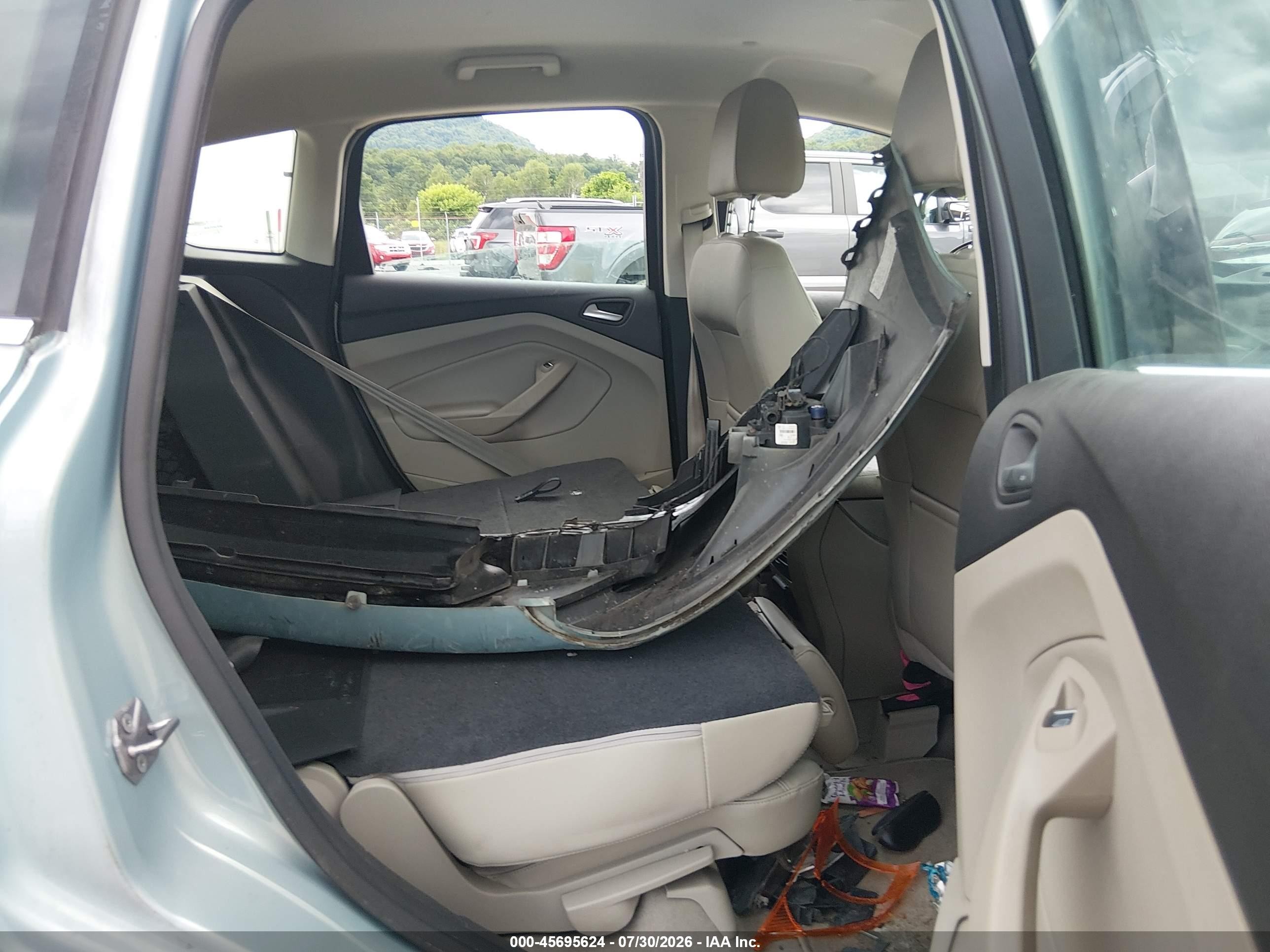 2013 Ford C-max Hybrid Sel Light Blue vin: 1FADP5BU2DL533598