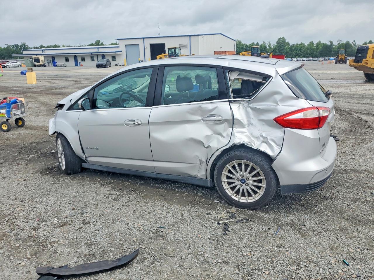 2013 Ford C-max Sel Silver vin: 1FADP5BU2DL541510