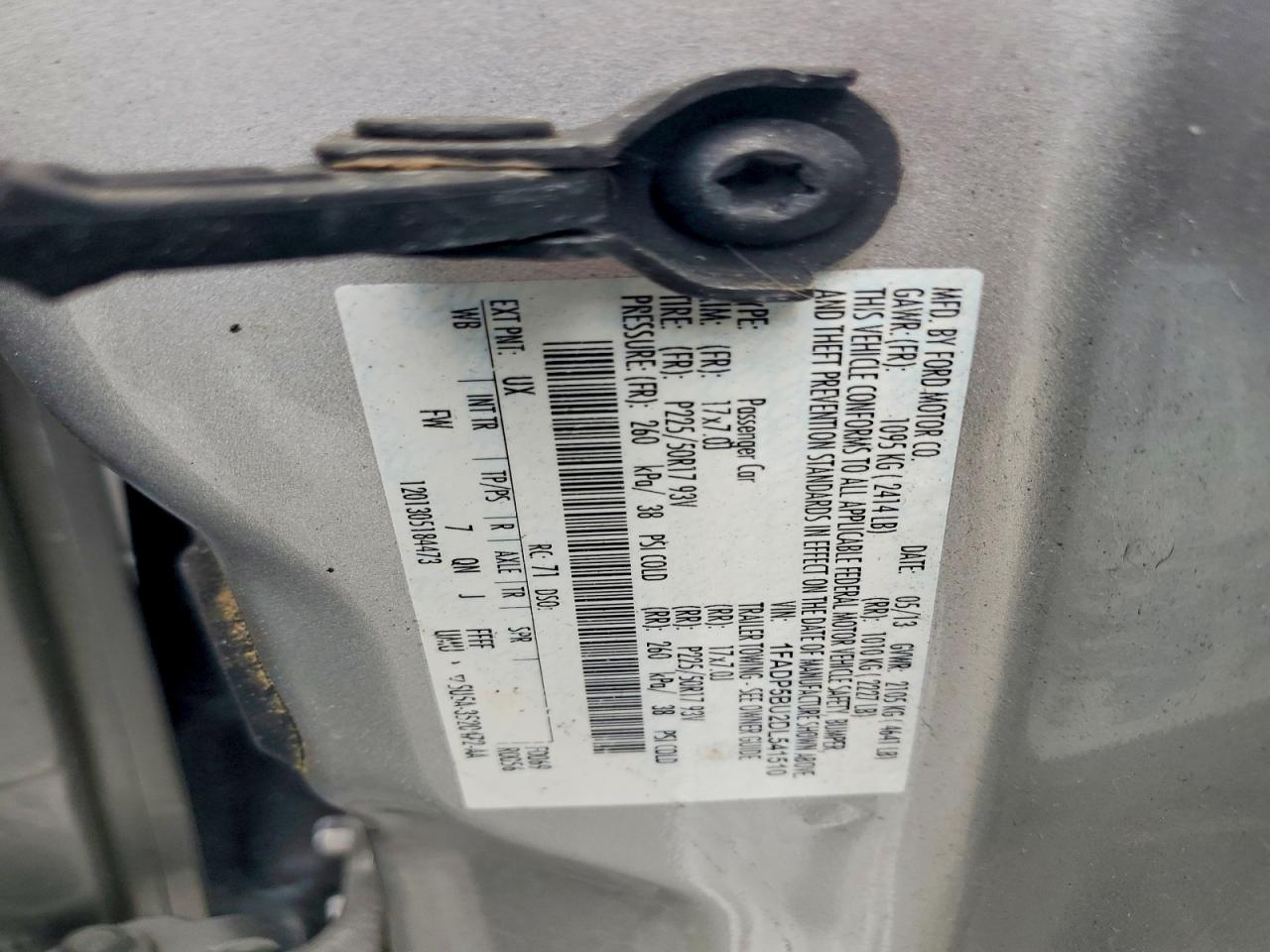 2013 Ford C-max Sel Silver vin: 1FADP5BU2DL541510