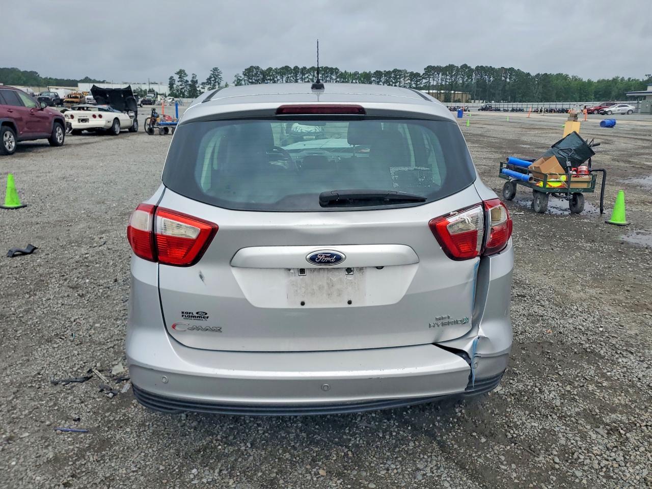 2013 Ford C-max Sel Silver vin: 1FADP5BU2DL541510