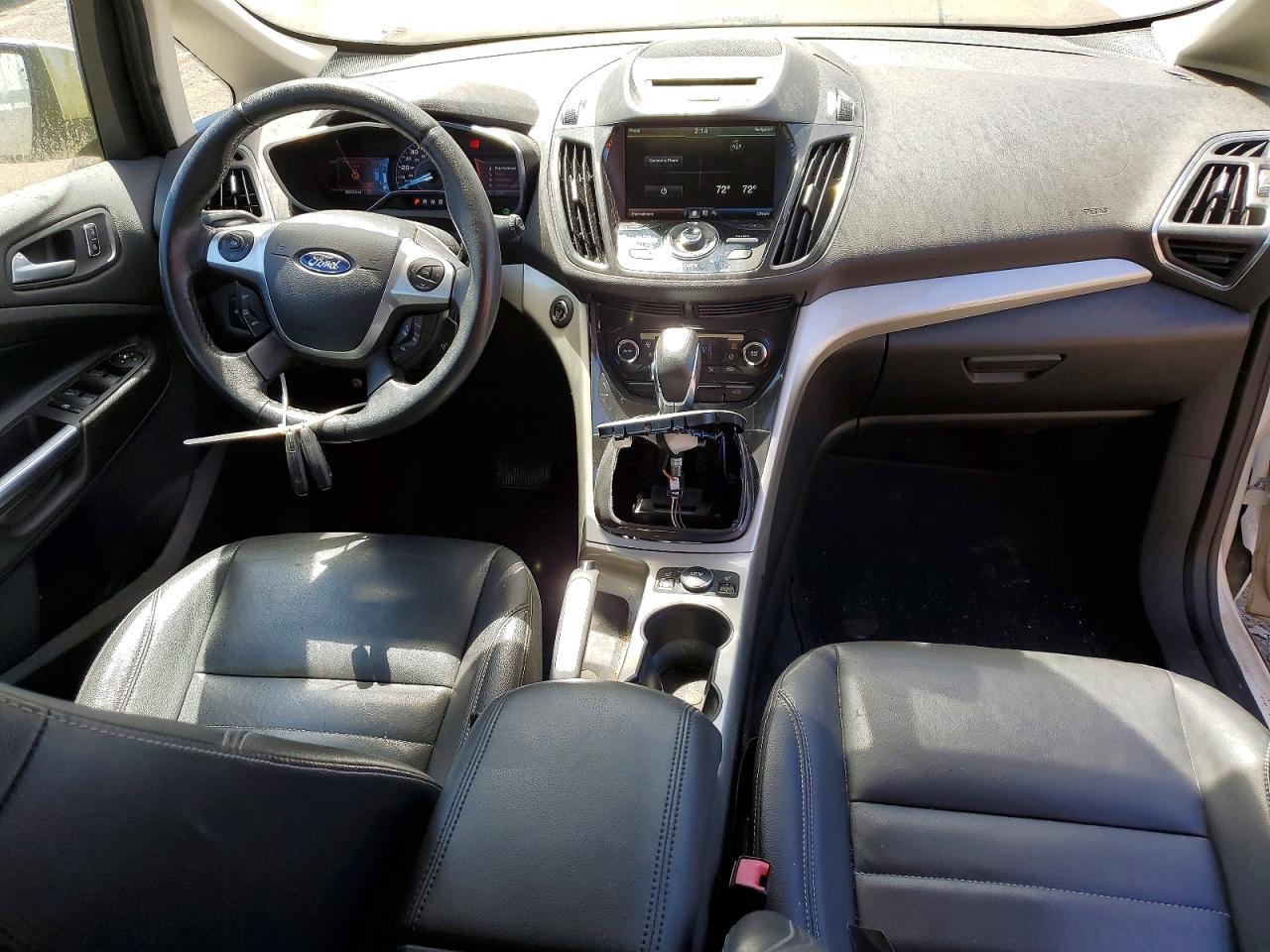 2013 Ford C-max Sel White vin: 1FADP5BU2DL546321