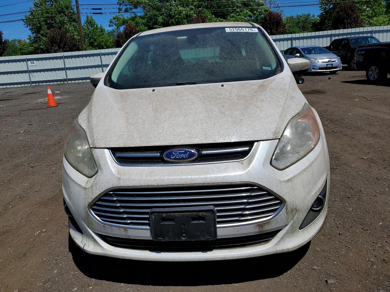 2013 Ford C-max Sel White vin: 1FADP5BU2DL546321