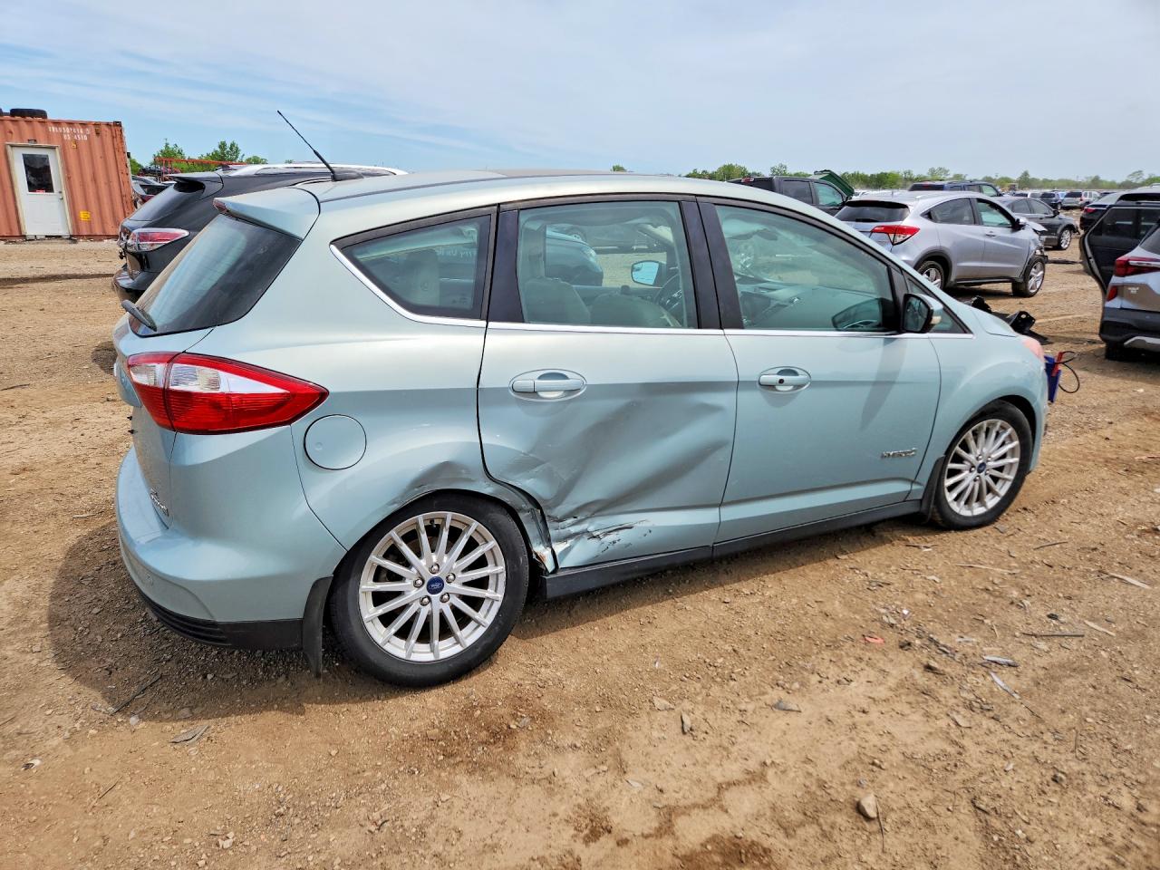 2013 Ford C-max Sel Blue vin: 1FADP5BU2DL547338