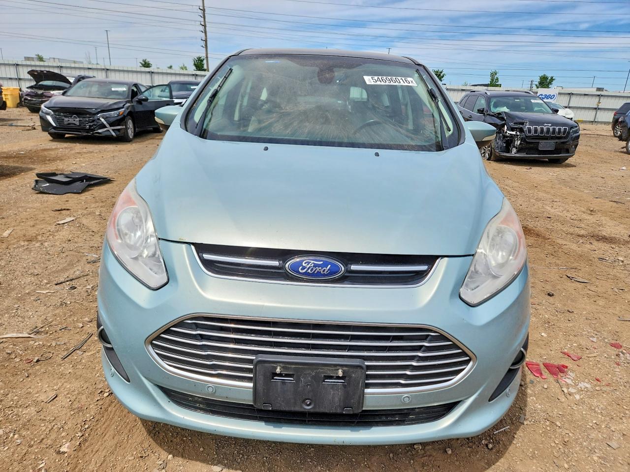 2013 Ford C-max Sel Blue vin: 1FADP5BU2DL547338