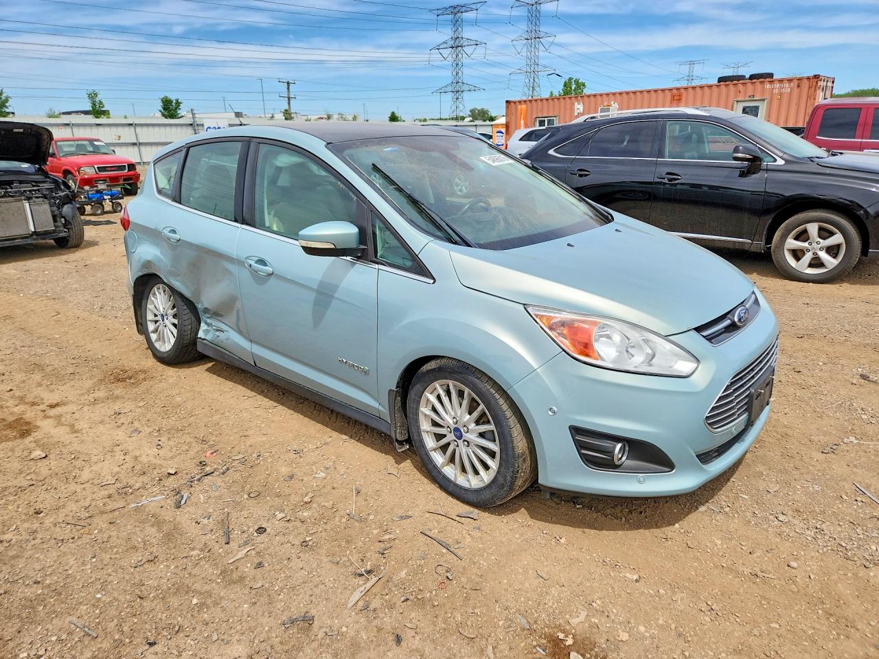 2013 Ford C-max Sel Blue vin: 1FADP5BU2DL547338