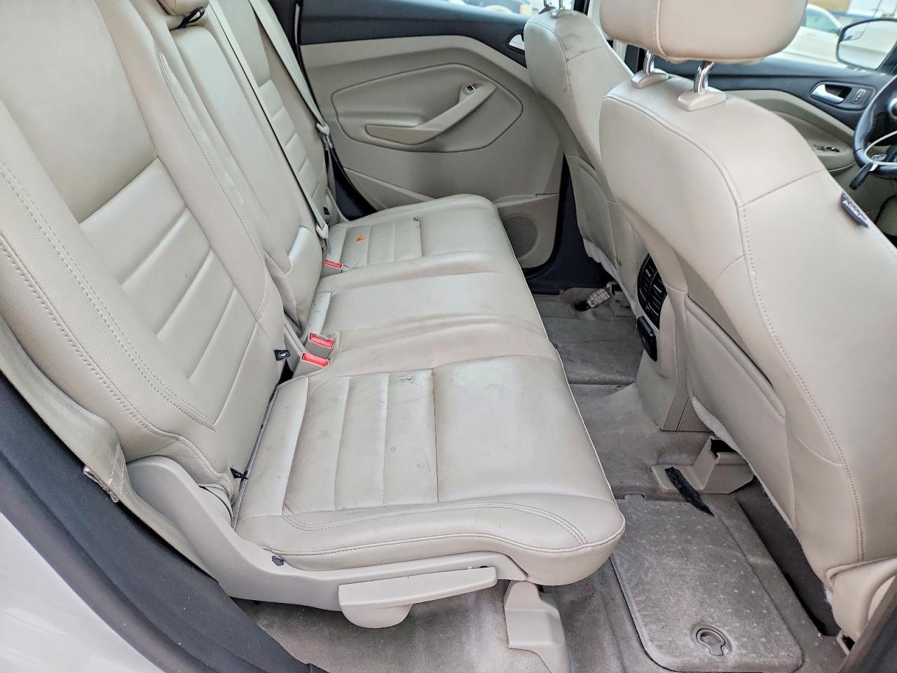 2013 Ford C-max Sel White vin: 1FADP5BU2DL547789