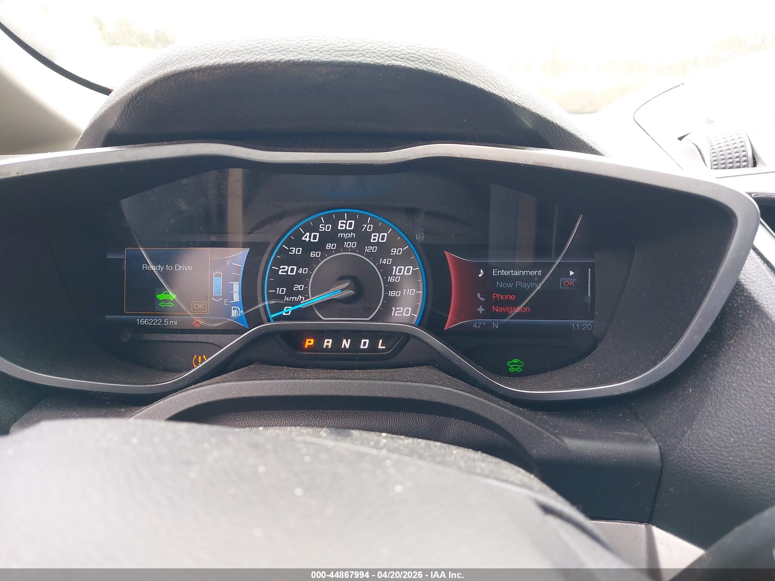 2013 Ford C-max Hybrid Sel Light Blue vin: 1FADP5BU2DL552121