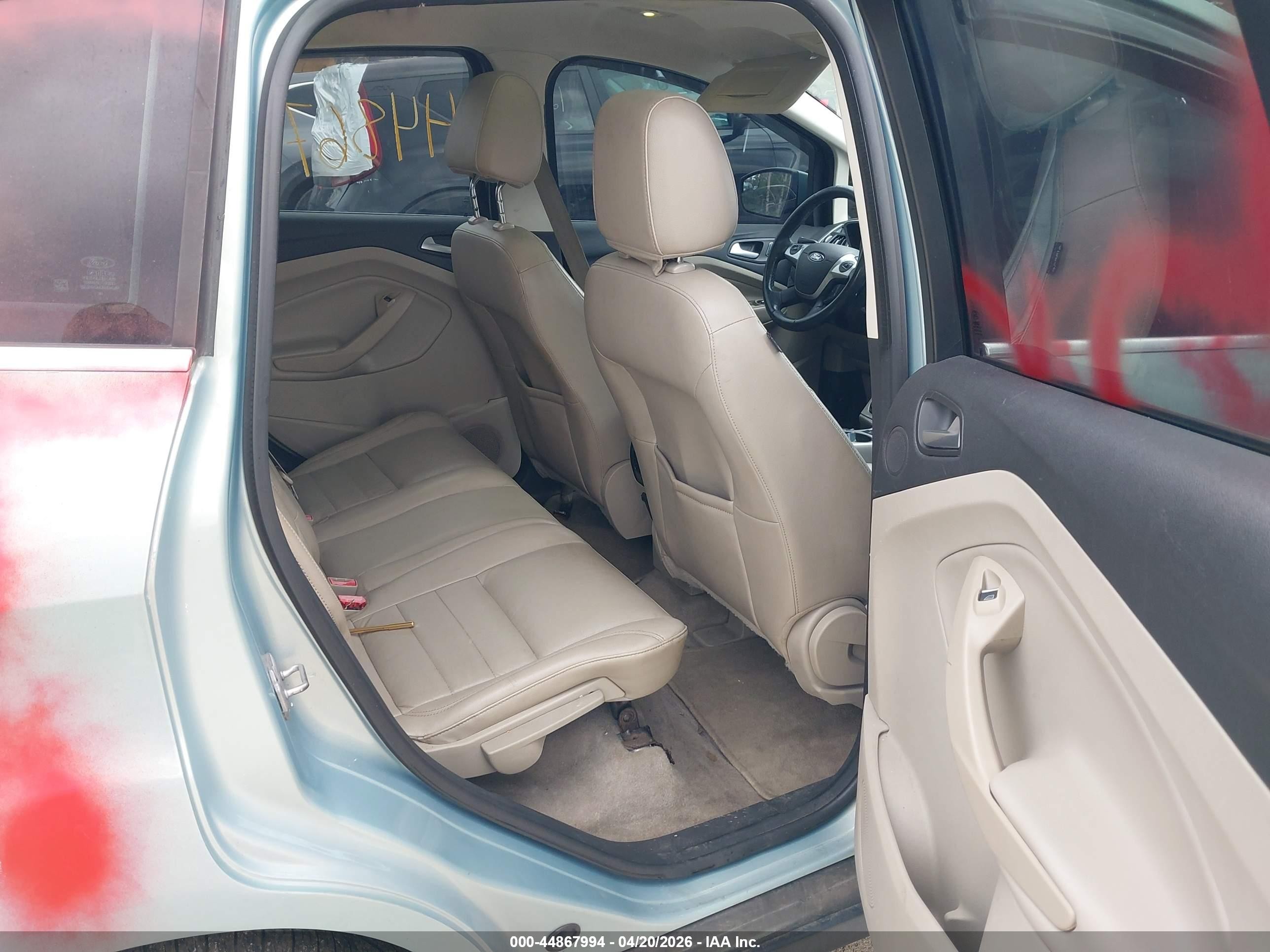 2013 Ford C-max Hybrid Sel Light Blue vin: 1FADP5BU2DL552121