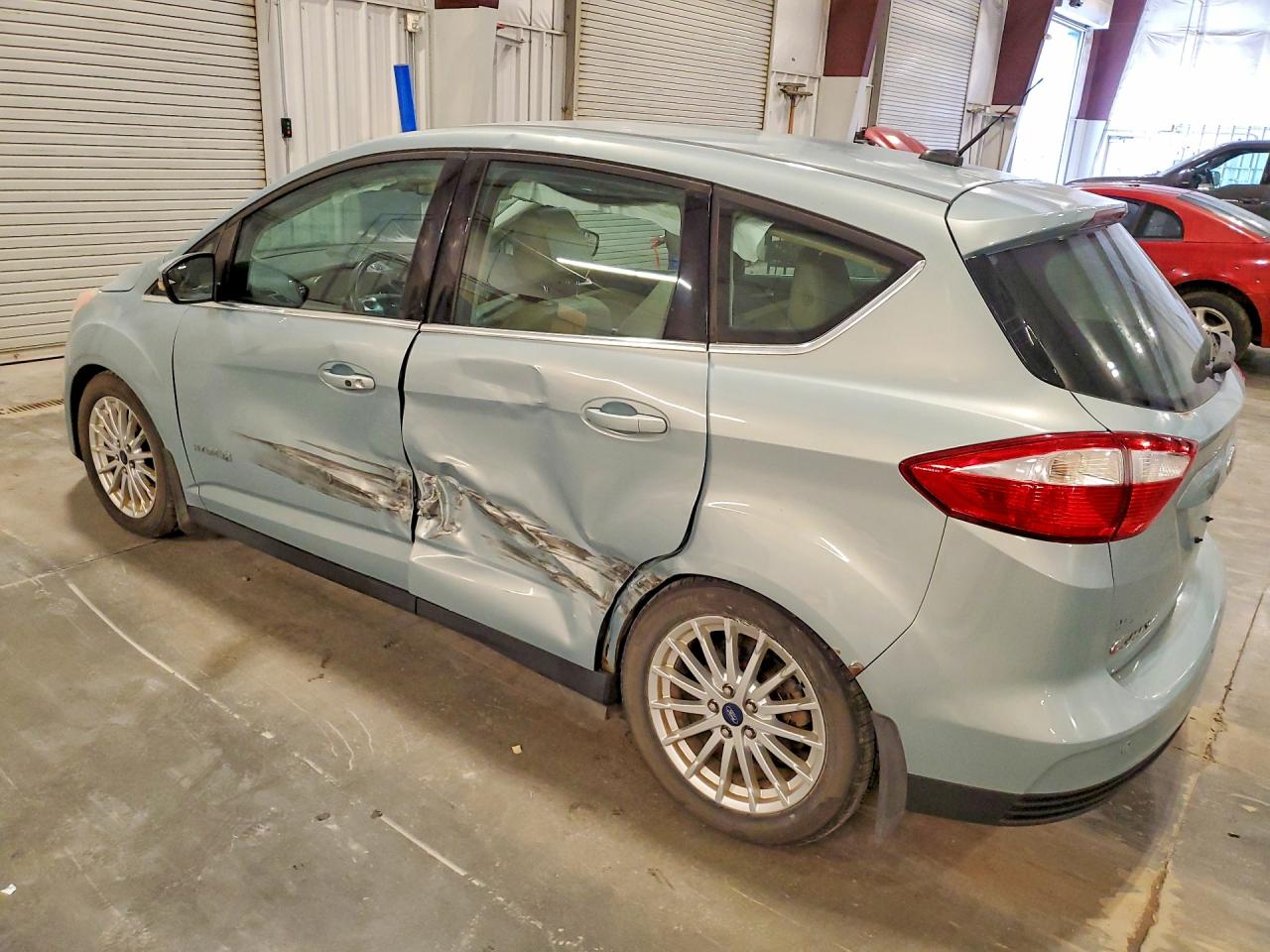 2014 Ford C-max Sel Blue vin: 1FADP5BU2EL501431