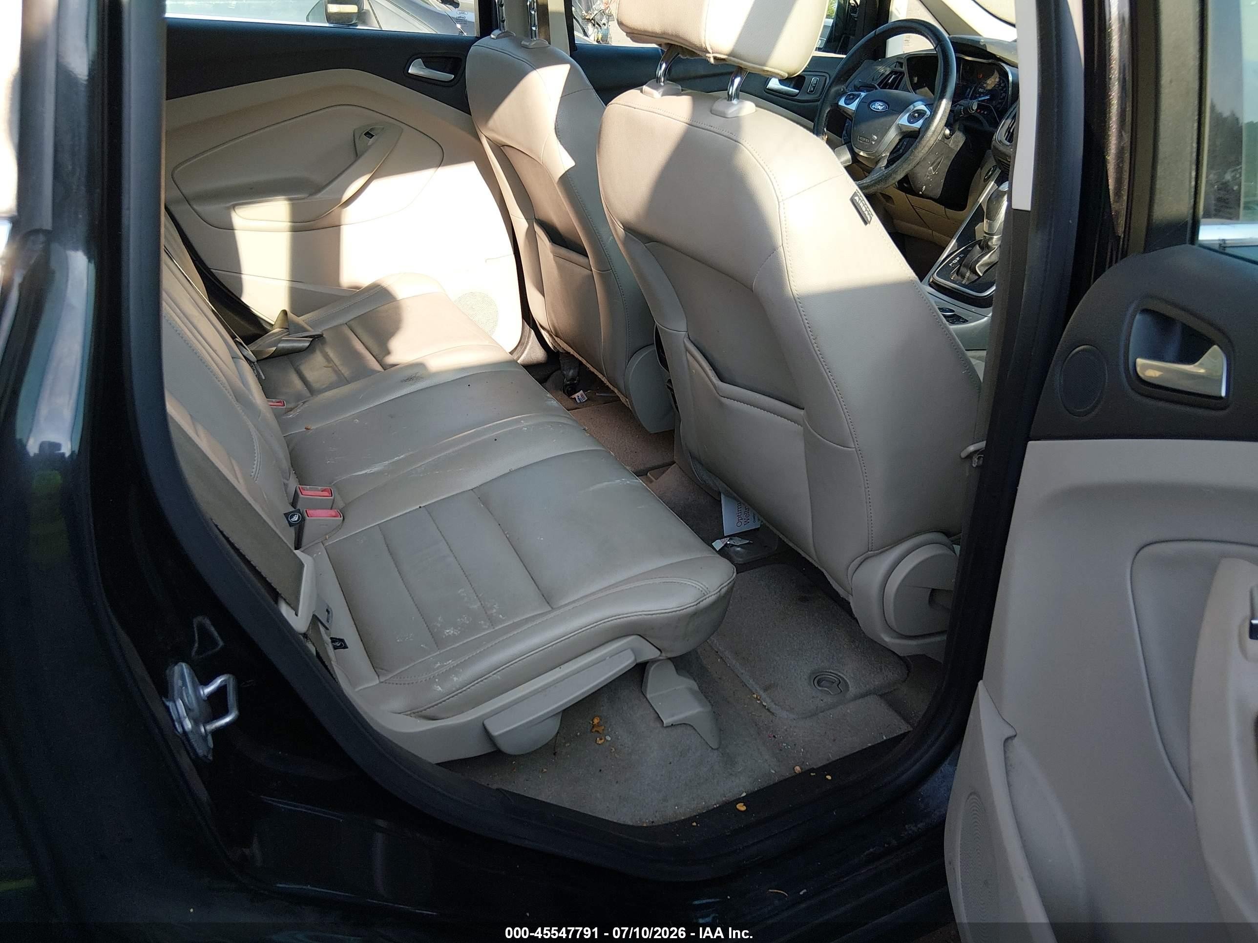 2014 Ford C-max Hybrid Sel Black vin: 1FADP5BU2EL505317