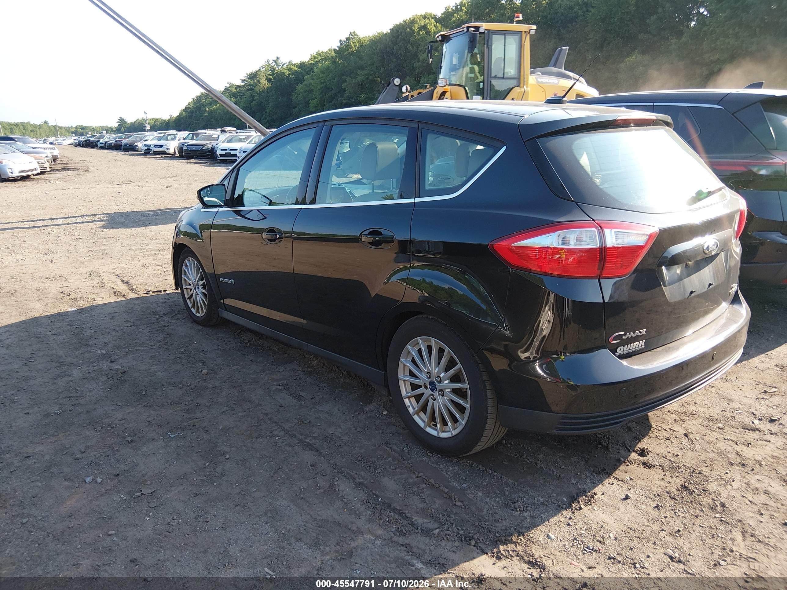 2014 Ford C-max Hybrid Sel Black vin: 1FADP5BU2EL505317