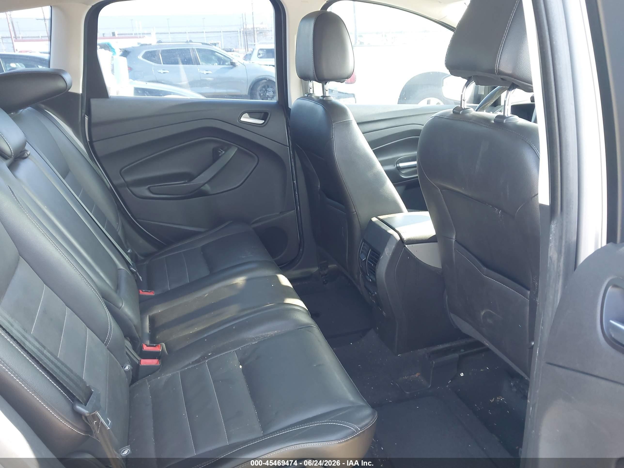2014 Ford C-max Hybrid Sel Silver vin: 1FADP5BU2EL513692