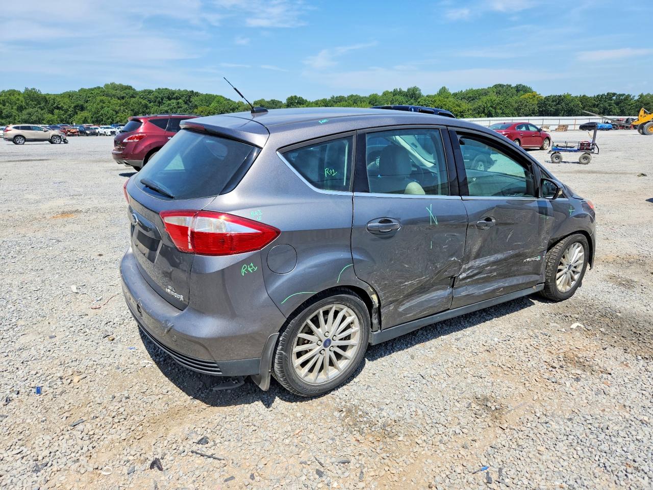 2014 Ford C-max Sel Charcoal vin: 1FADP5BU2EL516768