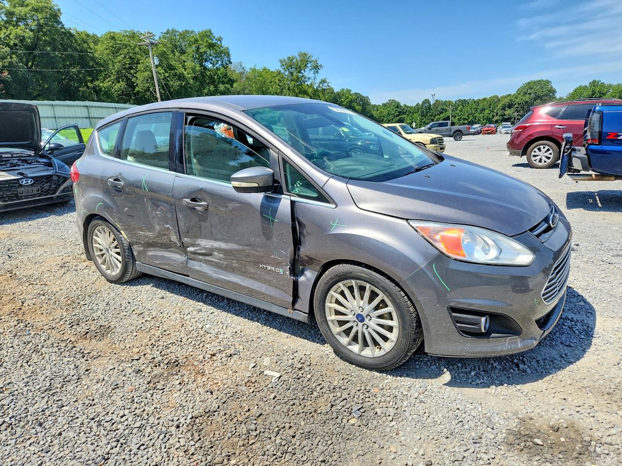 2014 Ford C-max Sel Charcoal vin: 1FADP5BU2EL516768