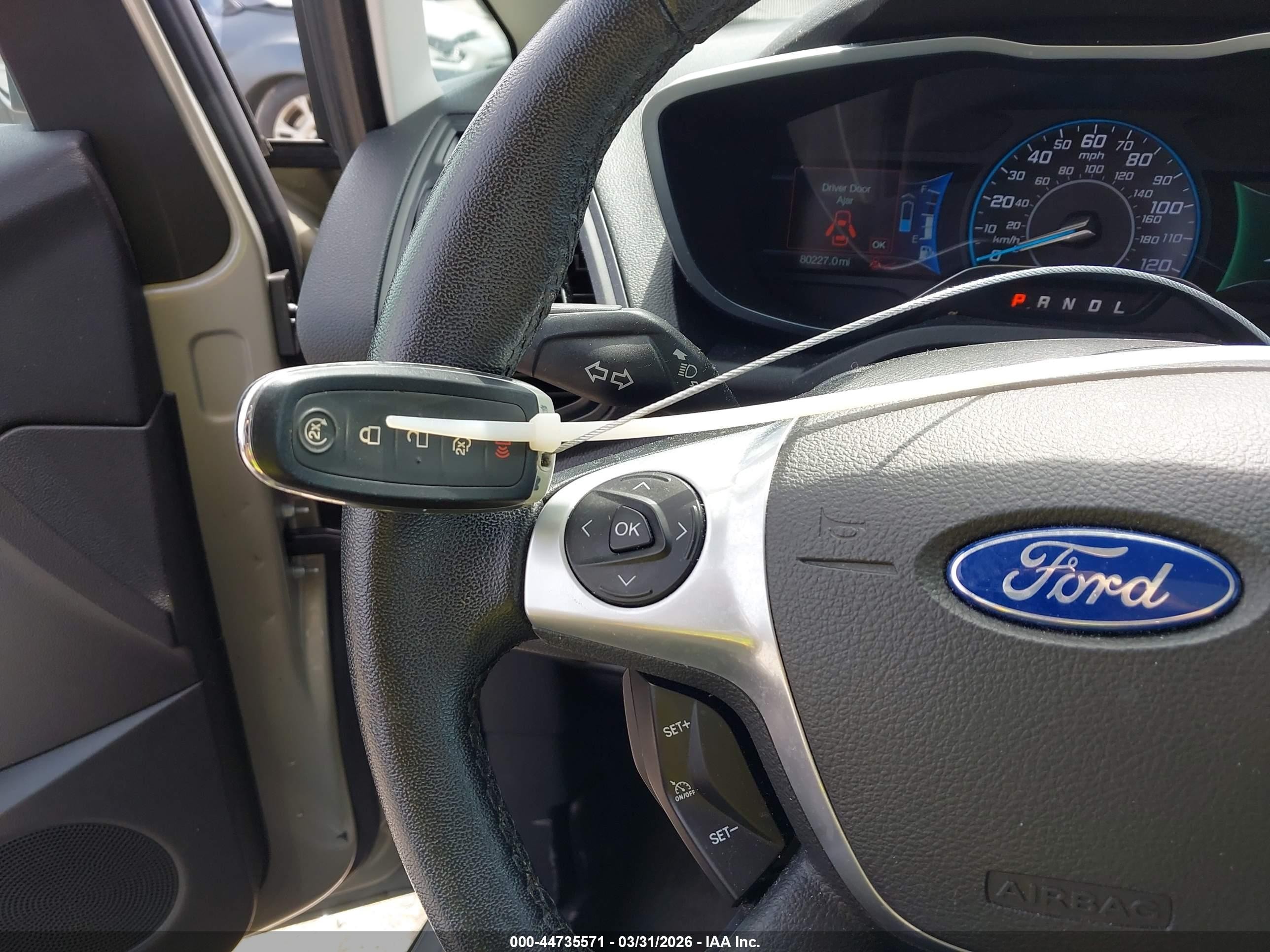 2015 Ford C-max Hybrid Sel Beige vin: 1FADP5BU2FL106019