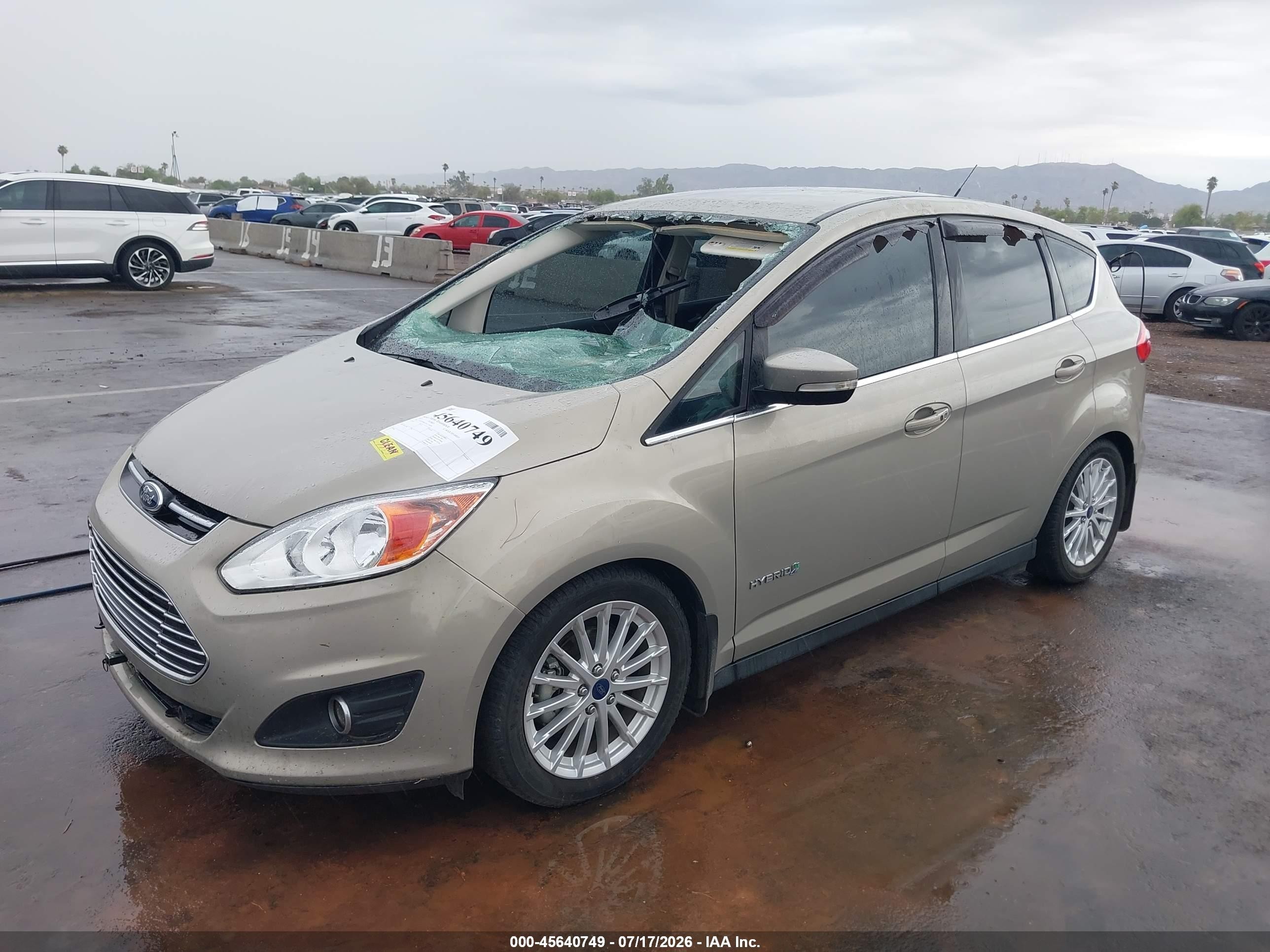 2015 Ford C-max Hybrid Sel Gold vin: 1FADP5BU2FL124939