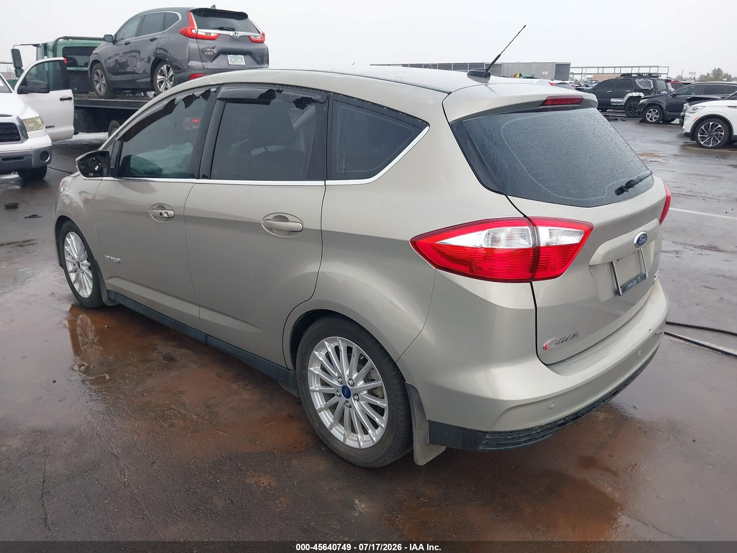 2015 Ford C-max Hybrid Sel Gold vin: 1FADP5BU2FL124939