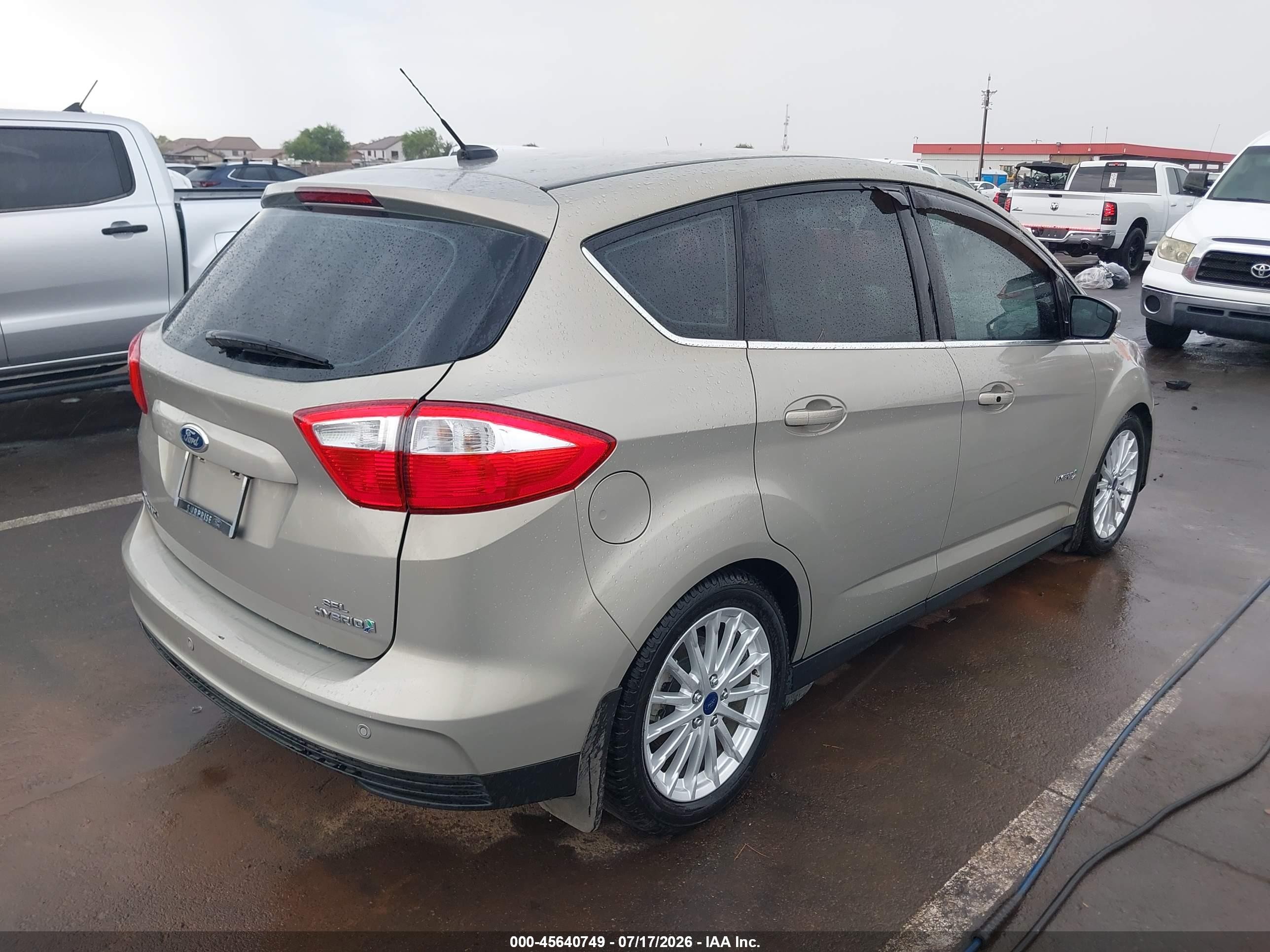 2015 Ford C-max Hybrid Sel Gold vin: 1FADP5BU2FL124939