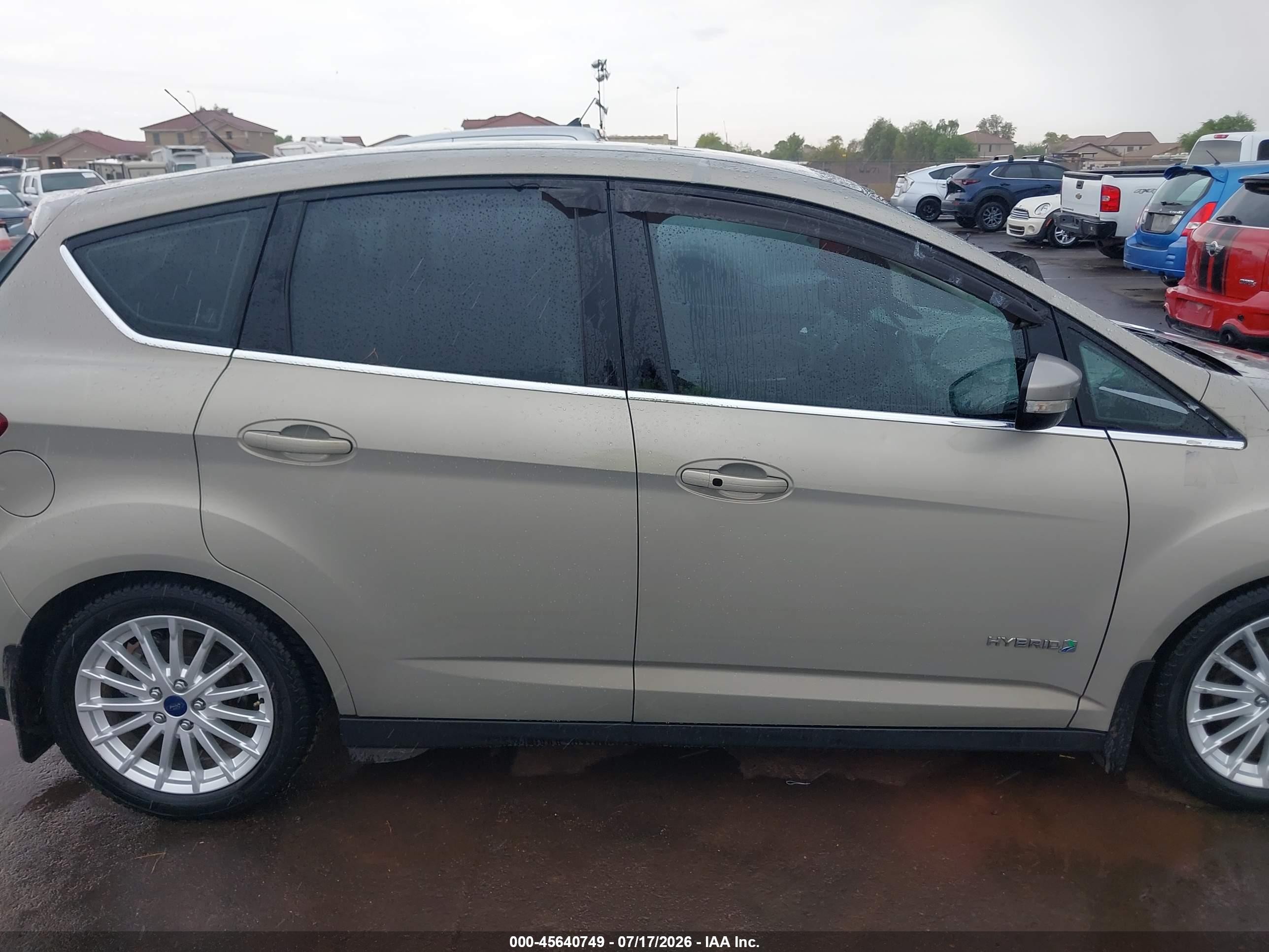 2015 Ford C-max Hybrid Sel Gold vin: 1FADP5BU2FL124939