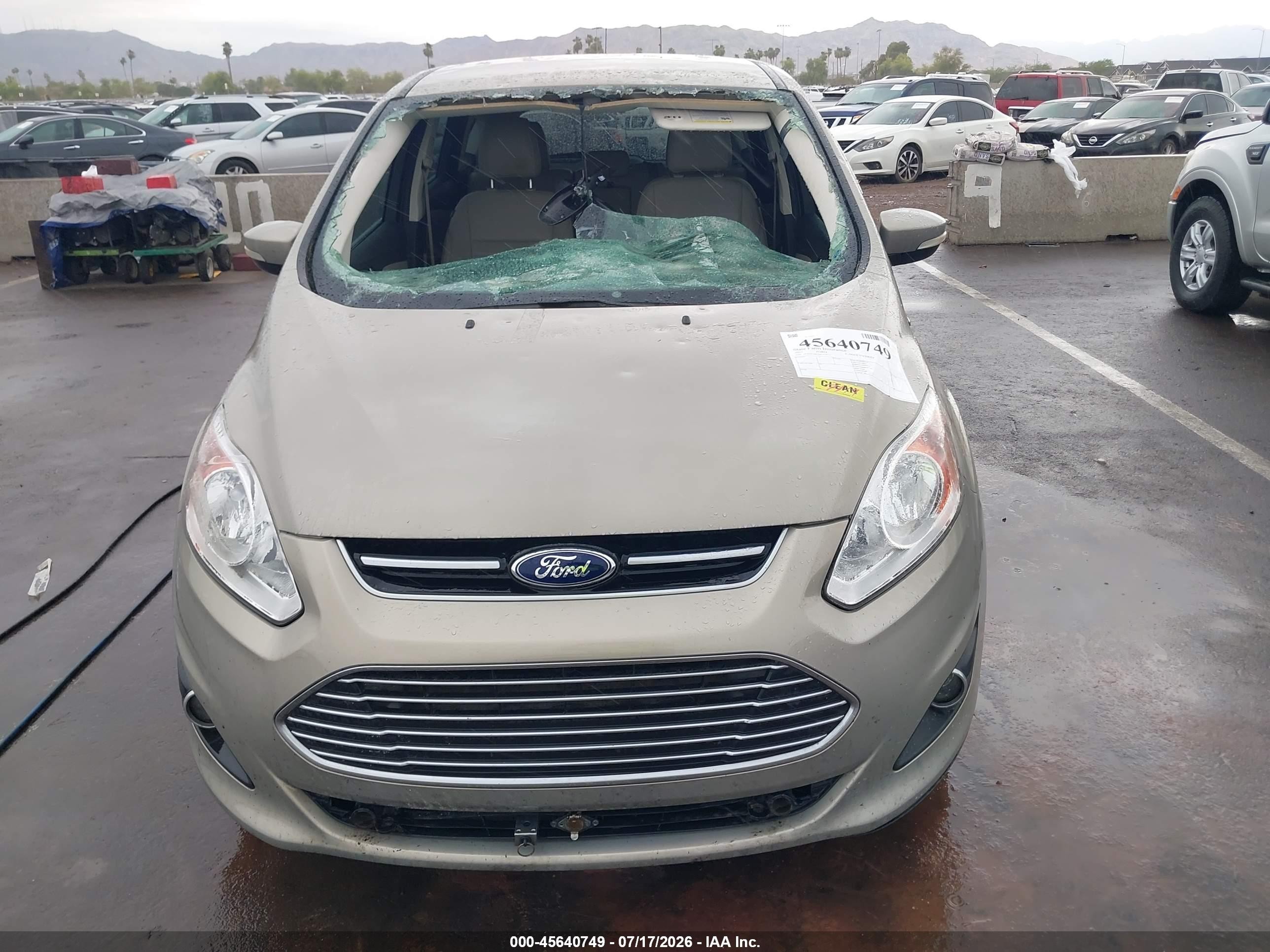 2015 Ford C-max Hybrid Sel Gold vin: 1FADP5BU2FL124939