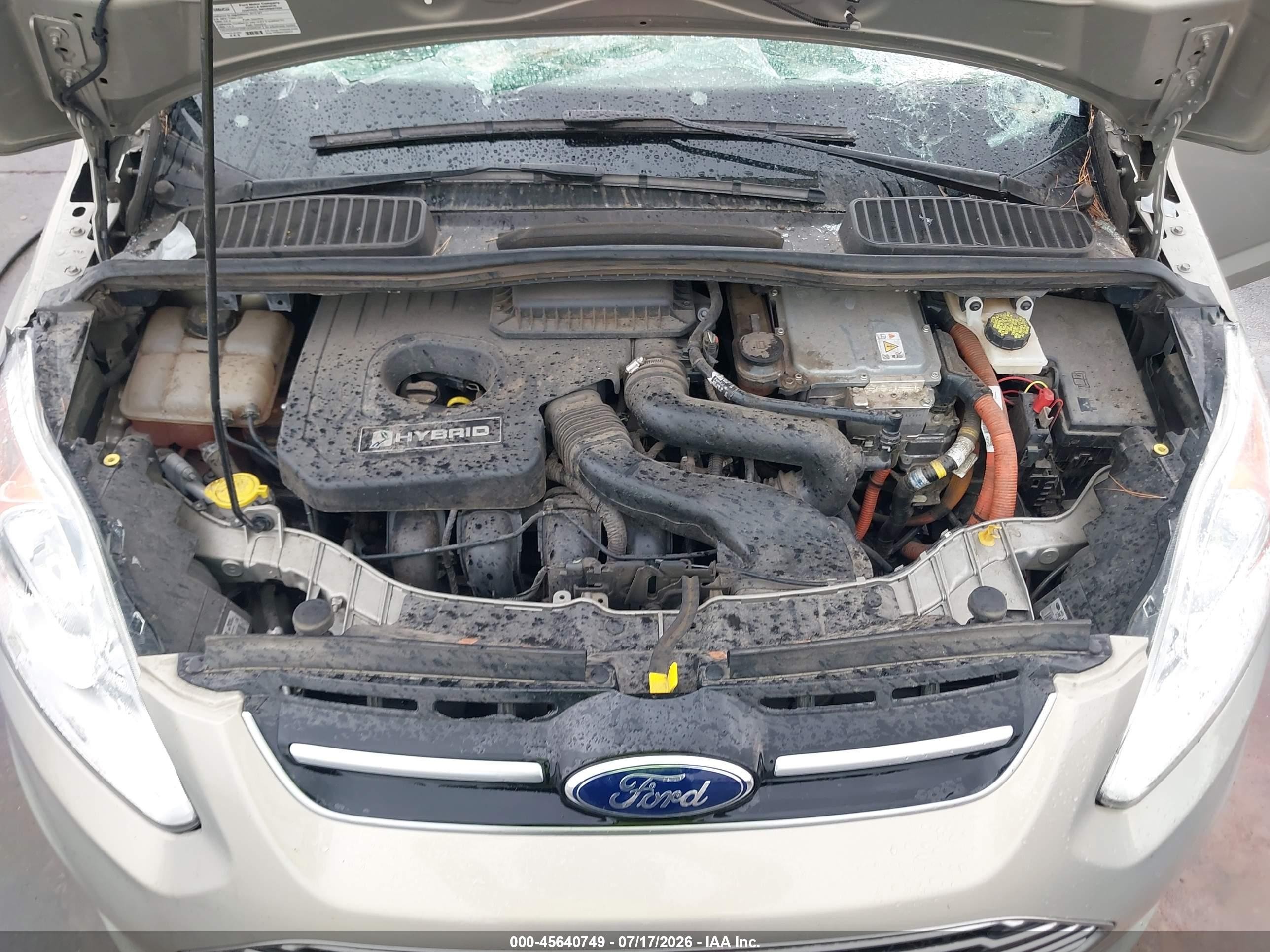 2015 Ford C-max Hybrid Sel Gold vin: 1FADP5BU2FL124939