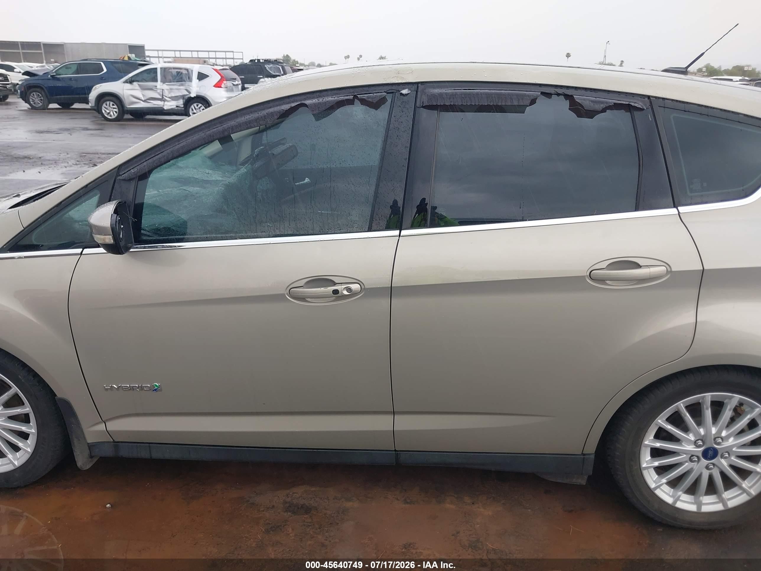 2015 Ford C-max Hybrid Sel Gold vin: 1FADP5BU2FL124939
