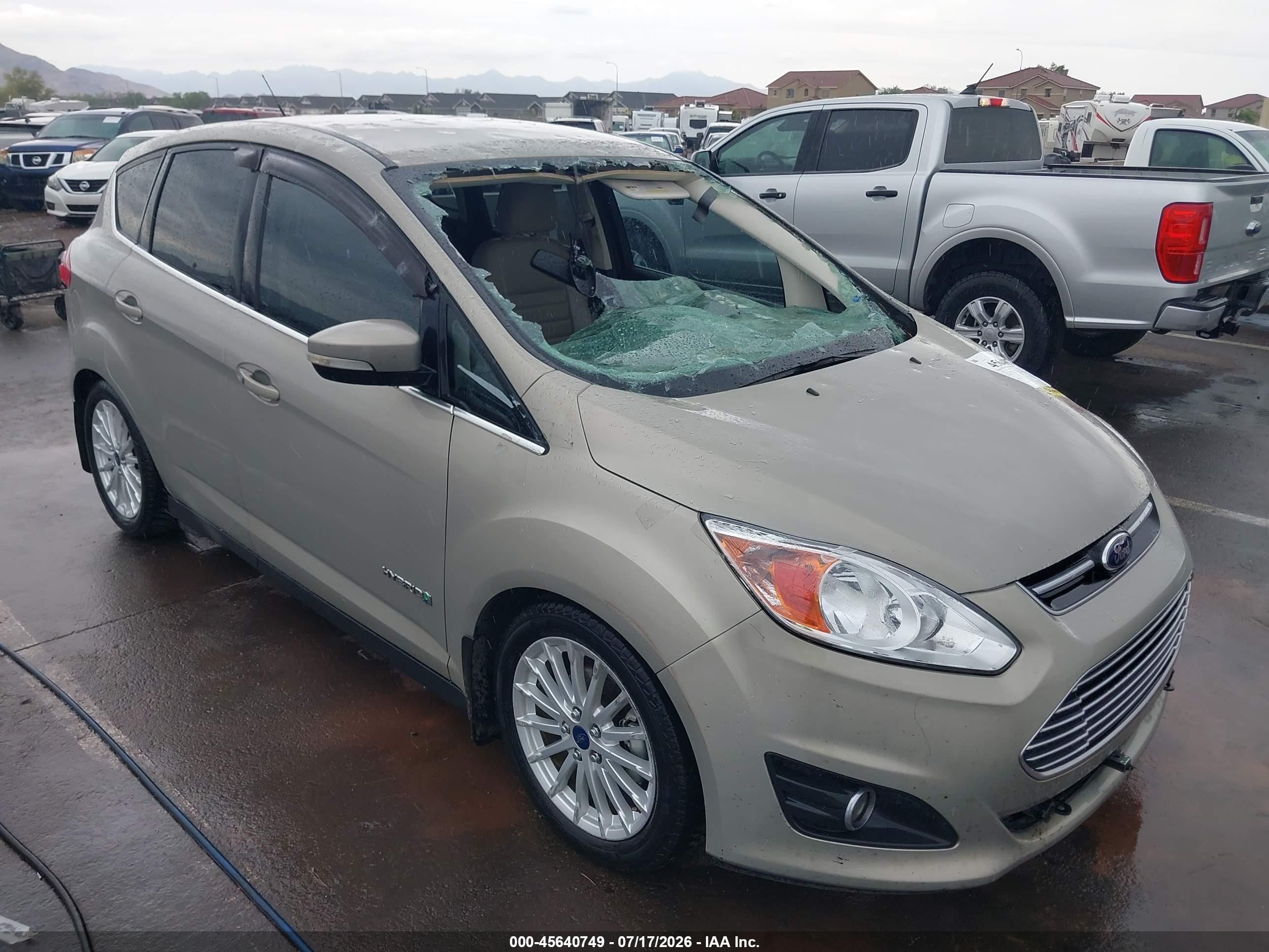 2015 Ford C-max Hybrid Sel Gold vin: 1FADP5BU2FL124939
