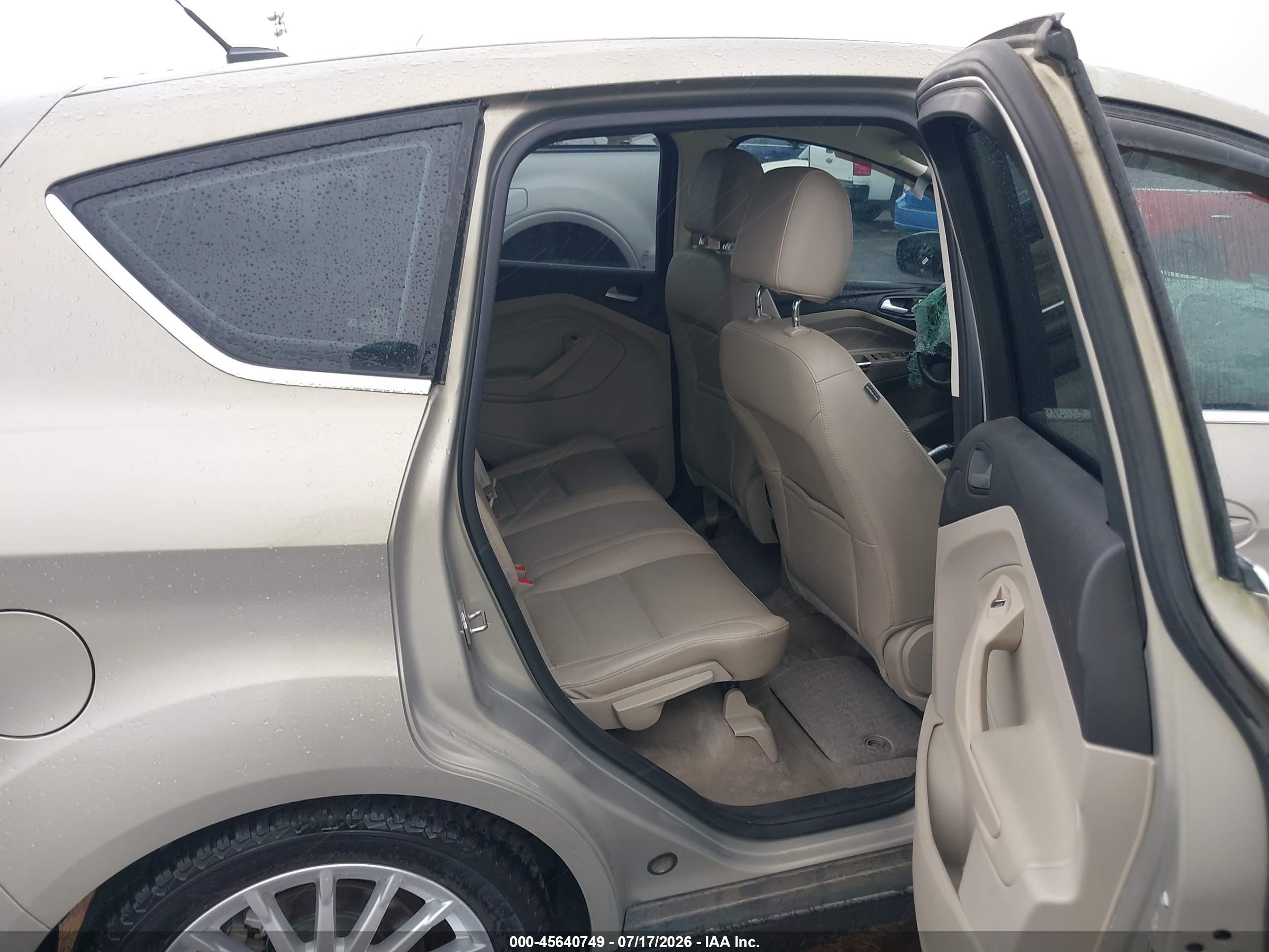 2015 Ford C-max Hybrid Sel Gold vin: 1FADP5BU2FL124939