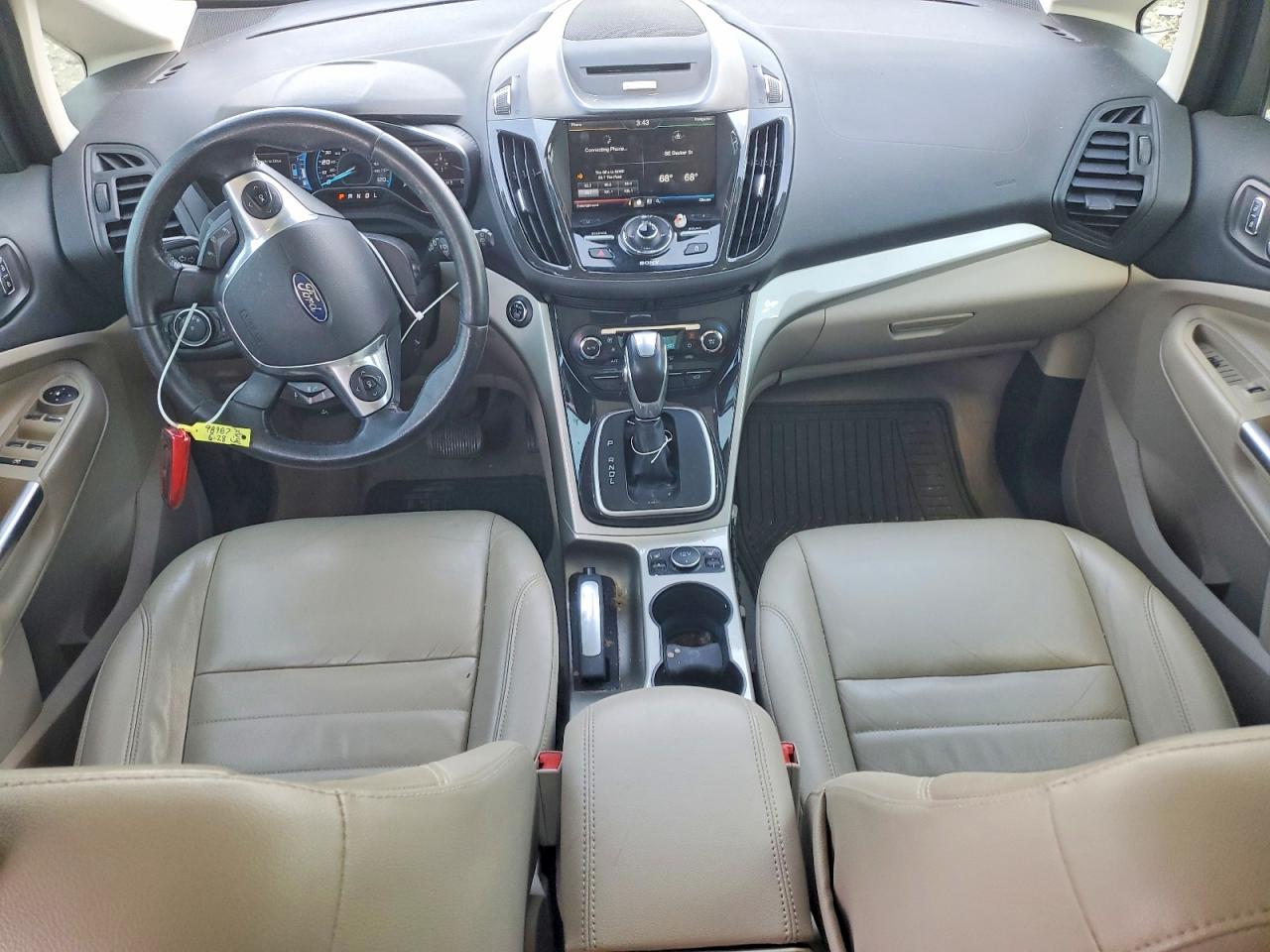 2015 Ford C-max Sel Red vin: 1FADP5BU2FL125198