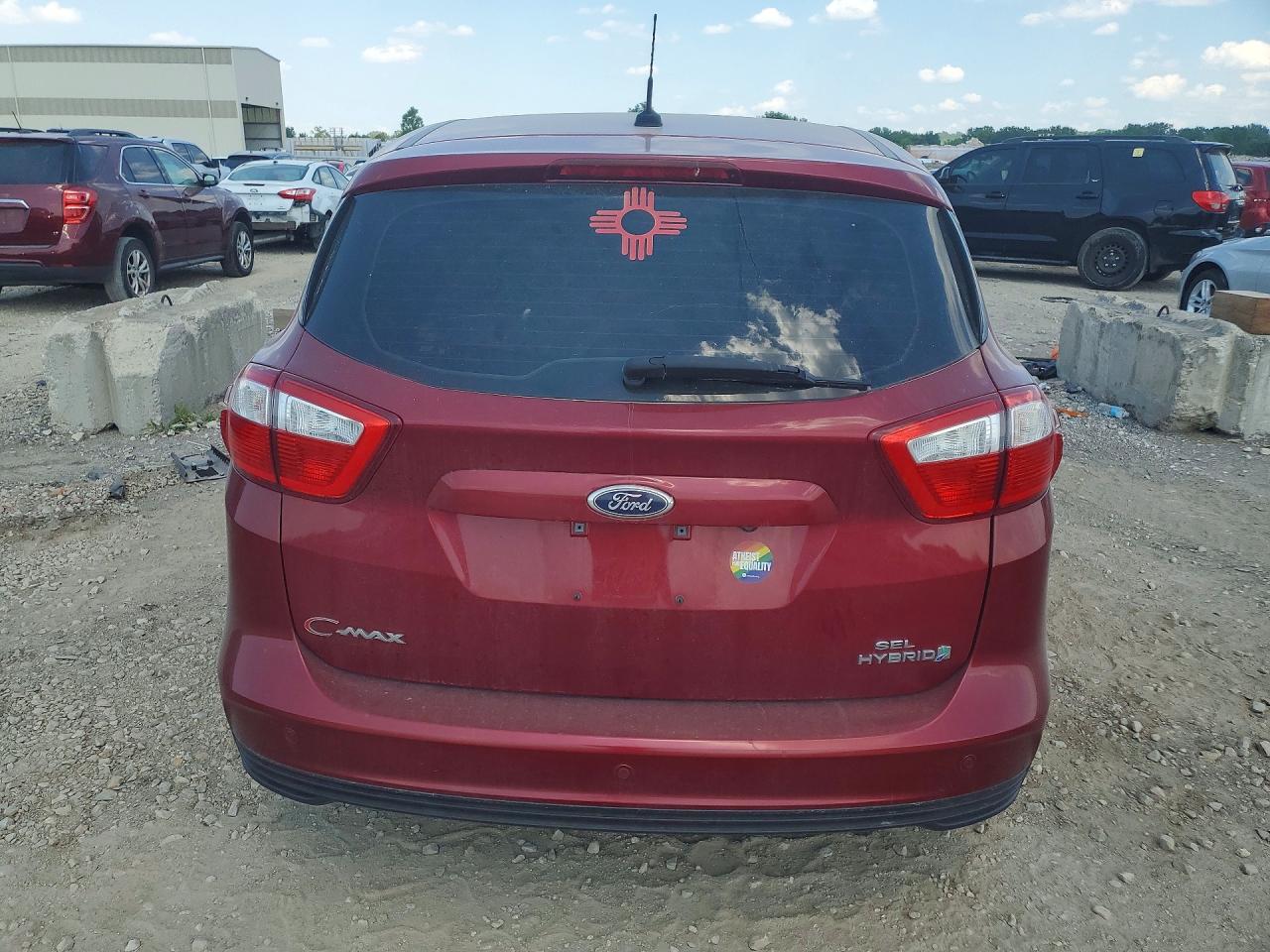 2015 Ford C-max Sel Red vin: 1FADP5BU2FL125198