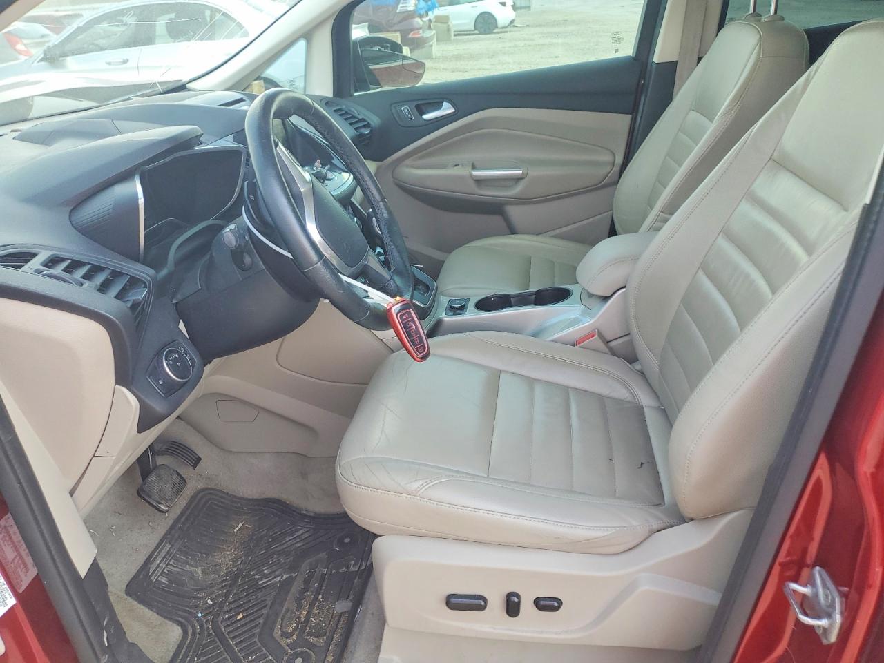 2015 Ford C-max Sel Red vin: 1FADP5BU2FL125198