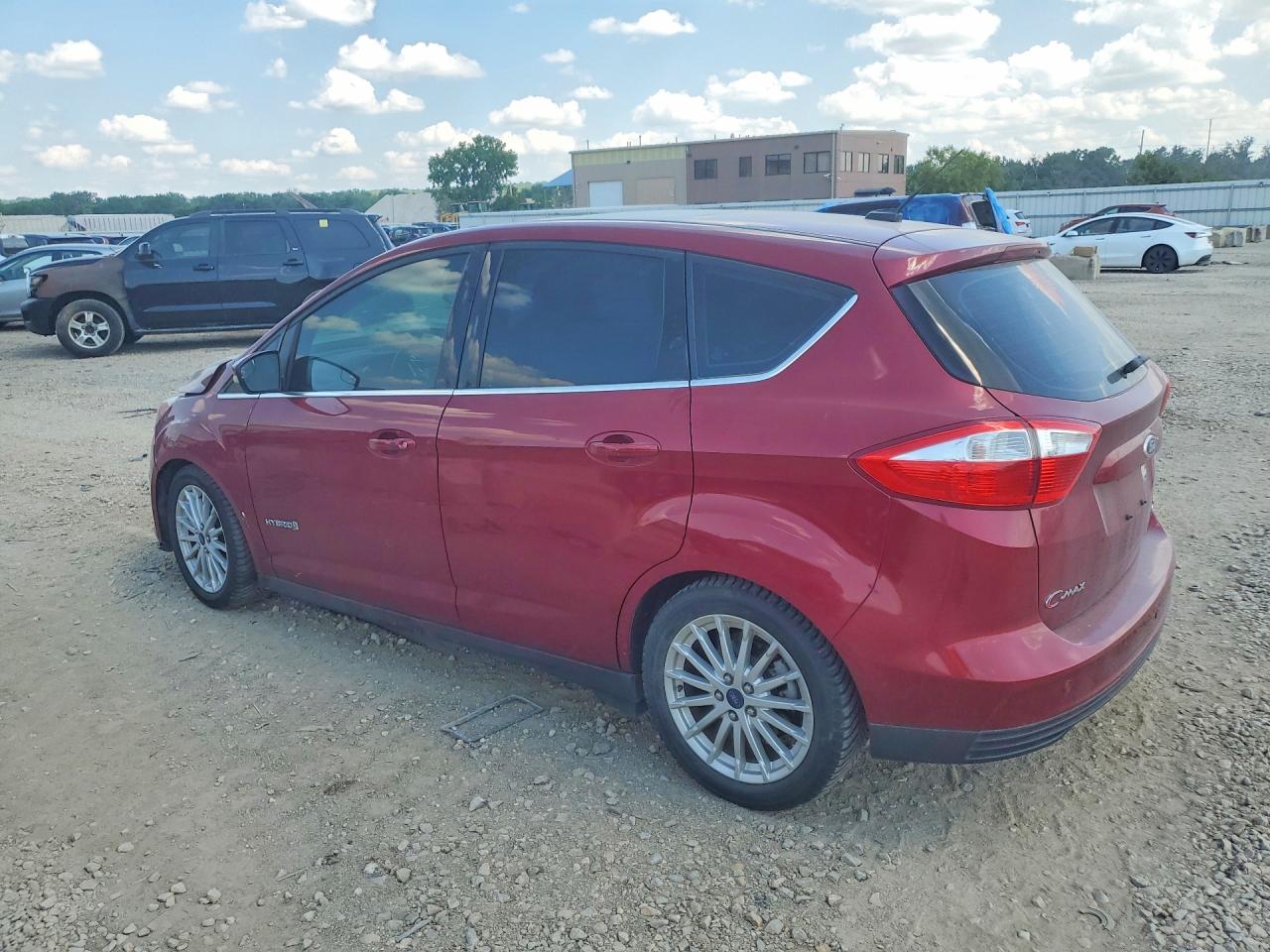 2015 Ford C-max Sel Red vin: 1FADP5BU2FL125198