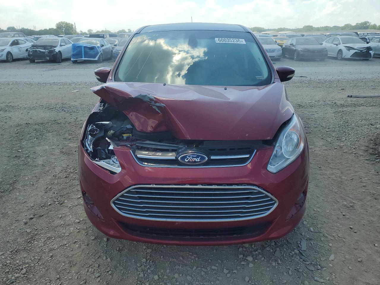 2015 Ford C-max Sel Red vin: 1FADP5BU2FL125198